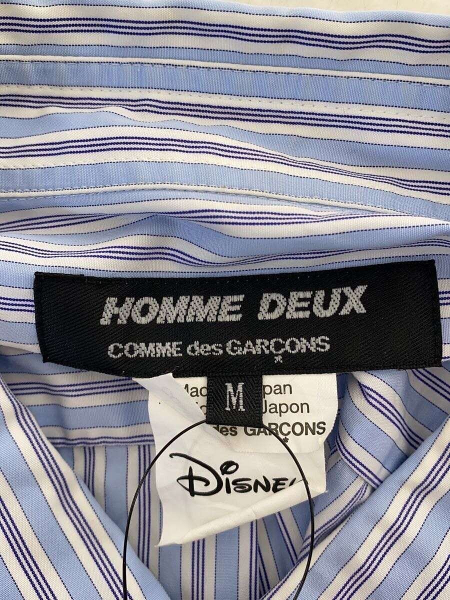 Comme des Garcons × Comme des Garcons Homme Deux Mickey Mouse Striped Button Shirt Size US M / EU 48-50 / 2 - 4 Thumbnail