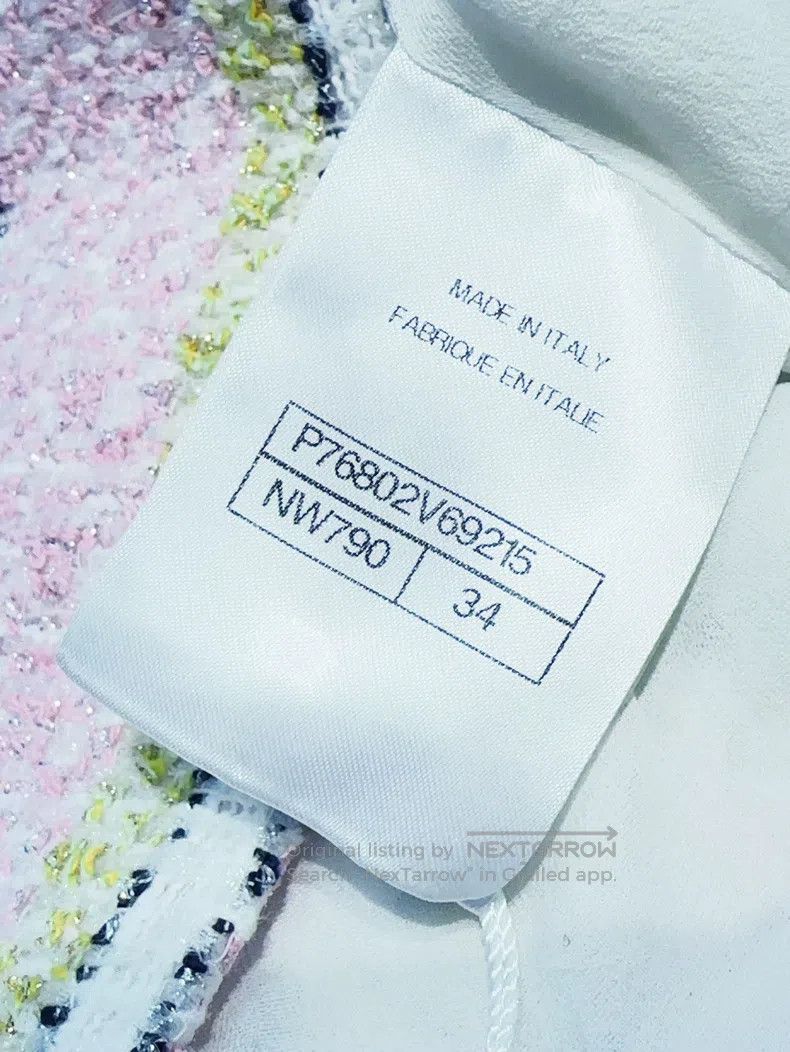 Chanel Chanel 24ss spring and summer show pink striped bow glitte Size XXS / US 00 / IT 34 - 6 Thumbnail