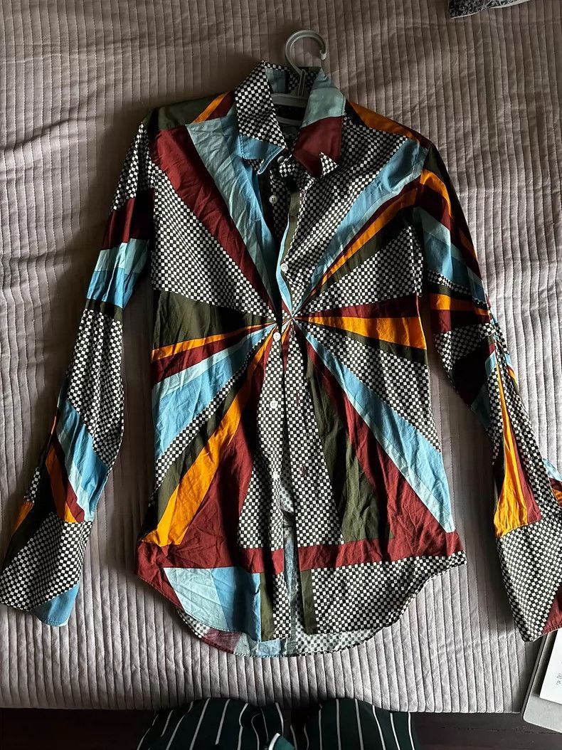 Junya Watanabe Junya Watanabe MAN Geometric Shirt Size US S / EU 44-46 / 1 - 1 Thumbnail