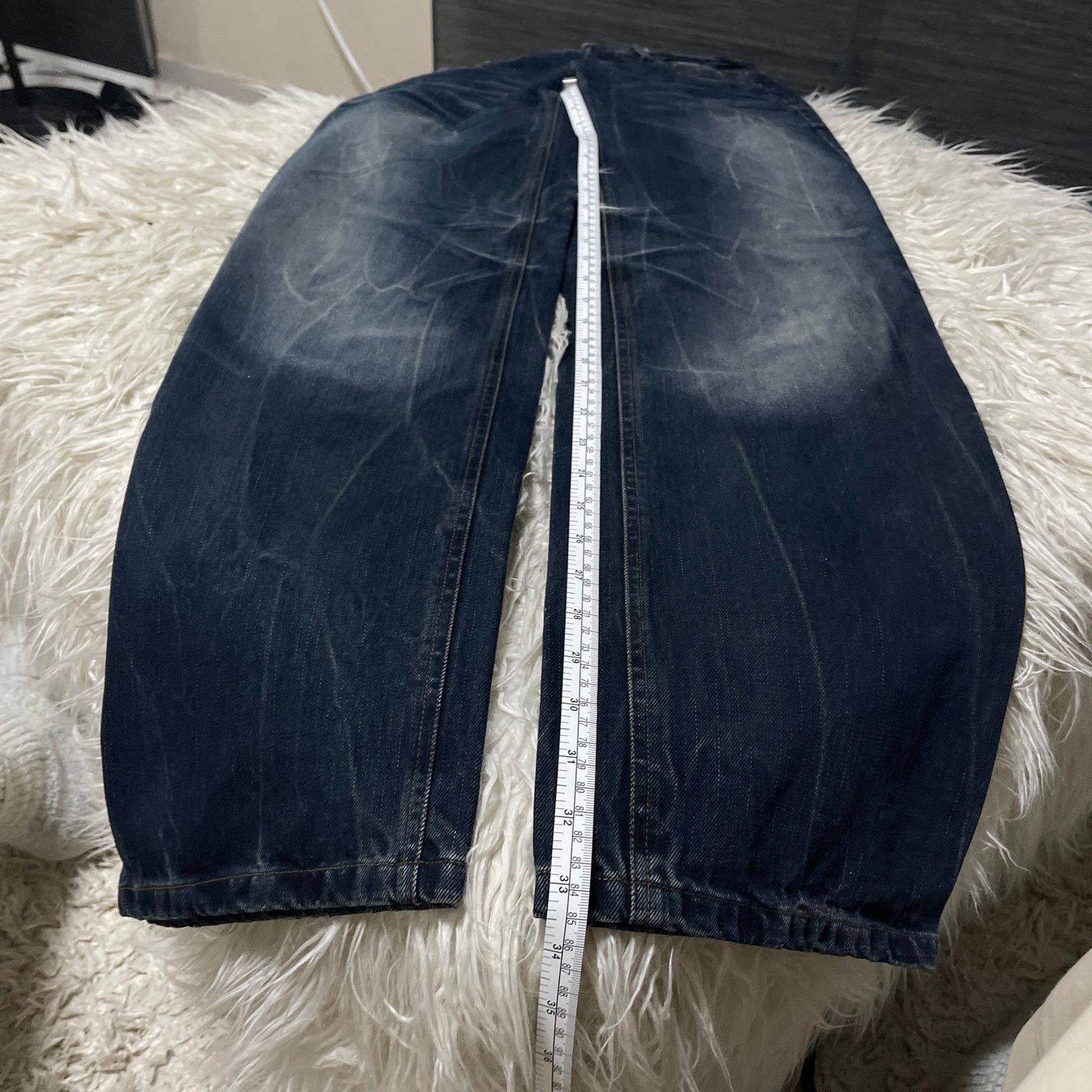 Hysteric Glamour × Japanese Brand × Vintage Vintage Faded Wash Low-rise Denim Jeans Blue size 29 Size 29" - 7 Thumbnail