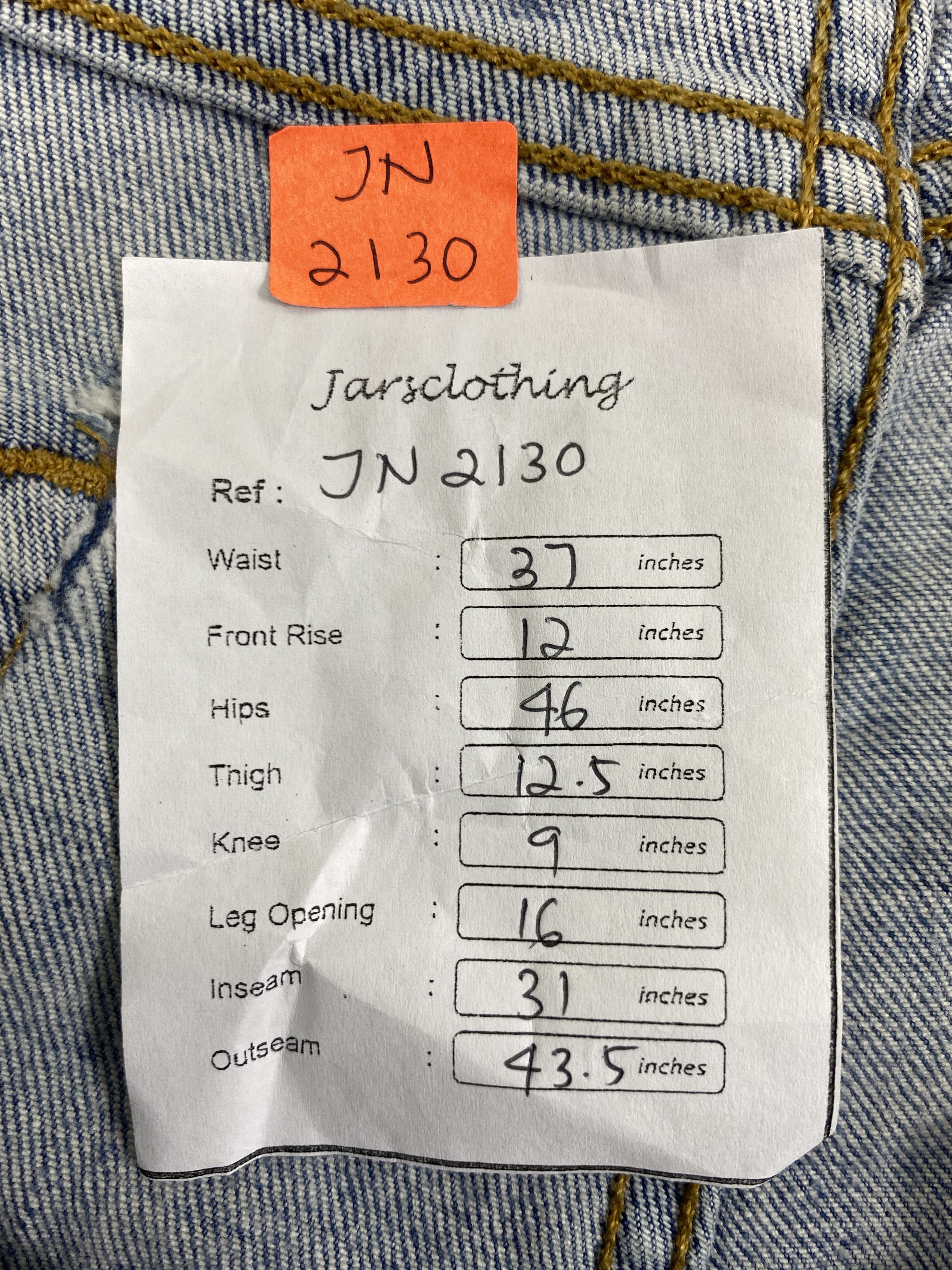 Levi's Light Blue Wash Vintage Levi's 541 37x31 Denim -JN2130 Size US 37 - 8 Thumbnail