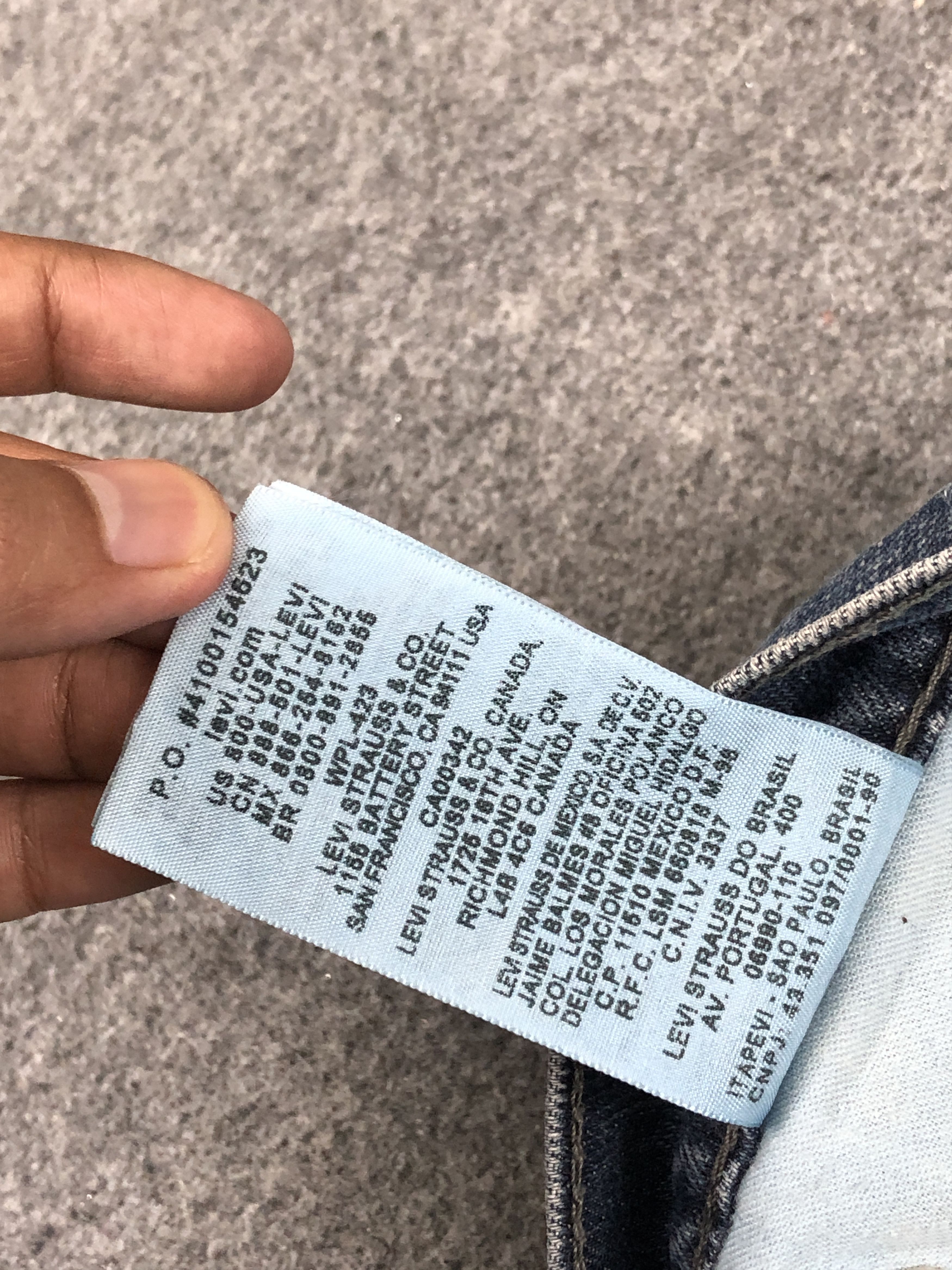 Levi's Distressed Vintage Levis 511 Blue Jeans DP2445 Size US 33 - 10 Thumbnail