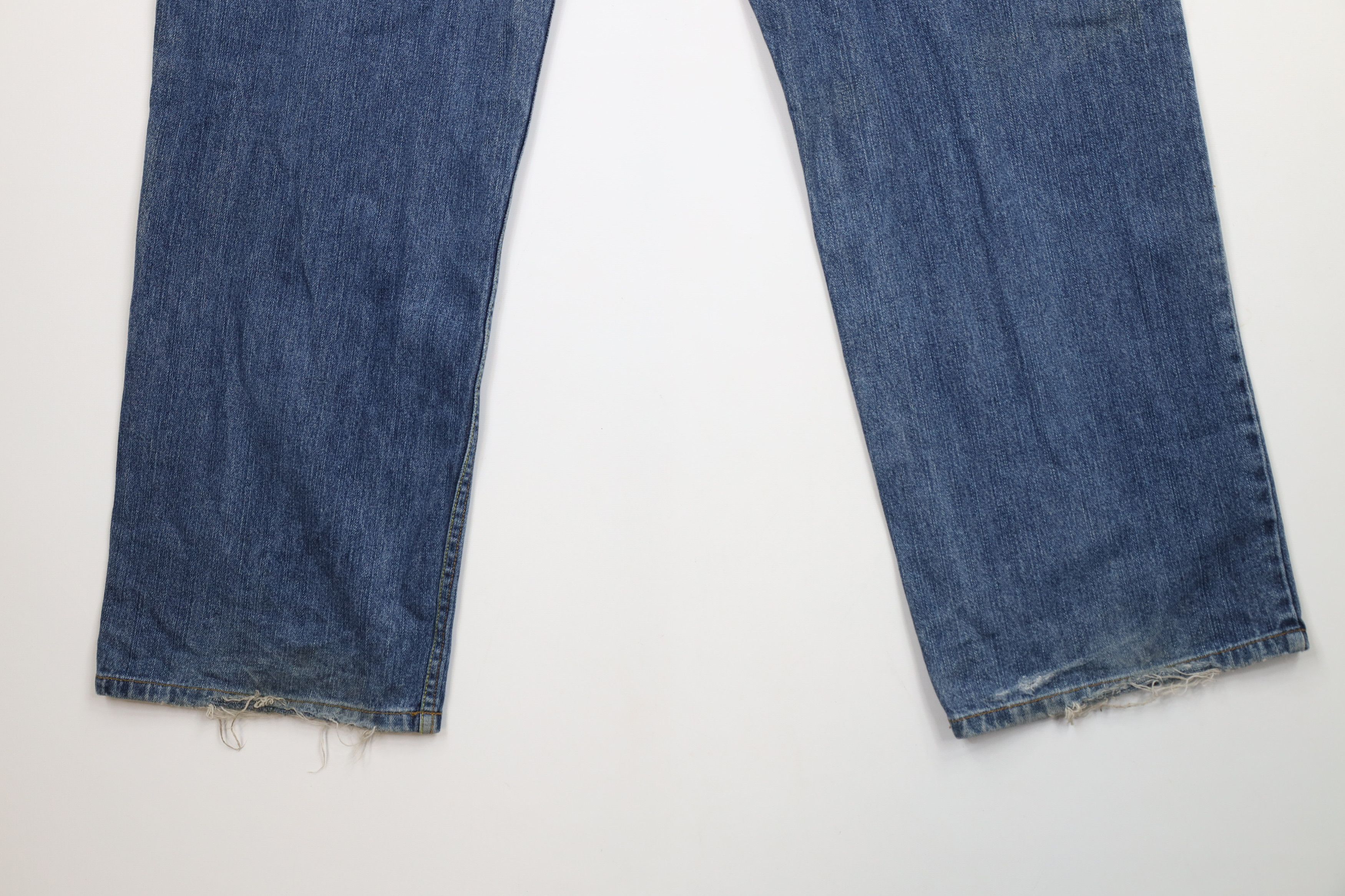 Phat Farm × Vintage Vintage 90s Y2K Phat Farm Baggy Wide Leg Denim Jeans Blue Size US 36 / EU 52 - 13 Thumbnail