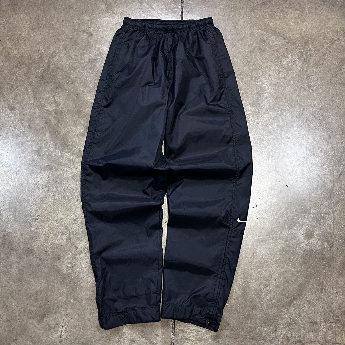 Vintage Vintage Y2K Nike Windbreaker Sweatpants Mini Swoosh Drill Size US 26 / EU 42 - 1 Thumbnail