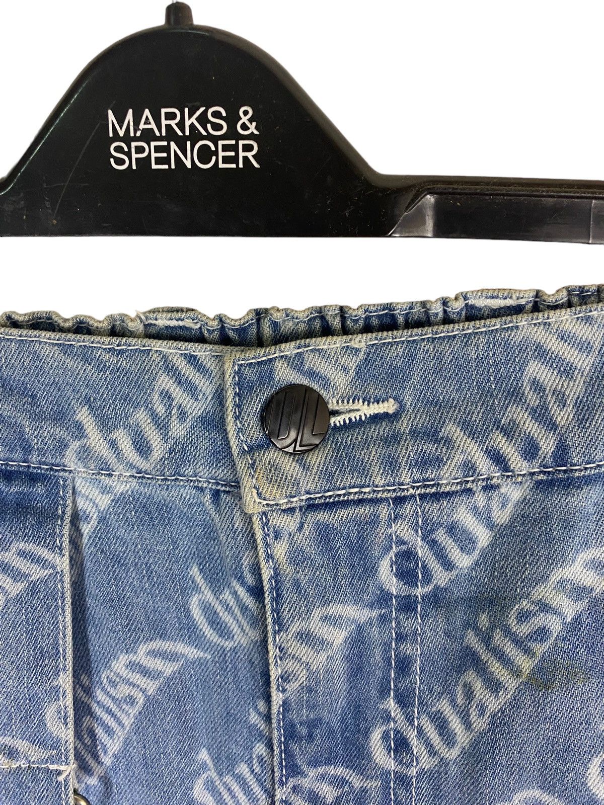 Japanese Brand AW2020 Dualism Fullprint Strechable Waist Carpenter Denim Size US 36 / EU 52 - 7 Thumbnail