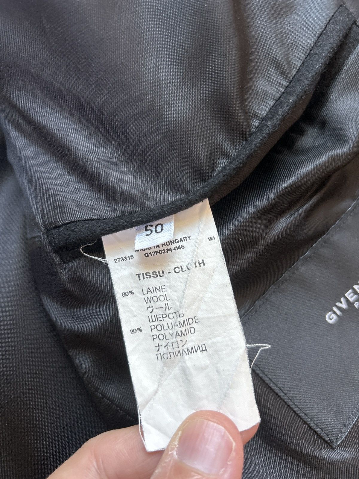 Givenchy Givenchy urban black coat Size US M / EU 48-50 / 2 - 3 Thumbnail