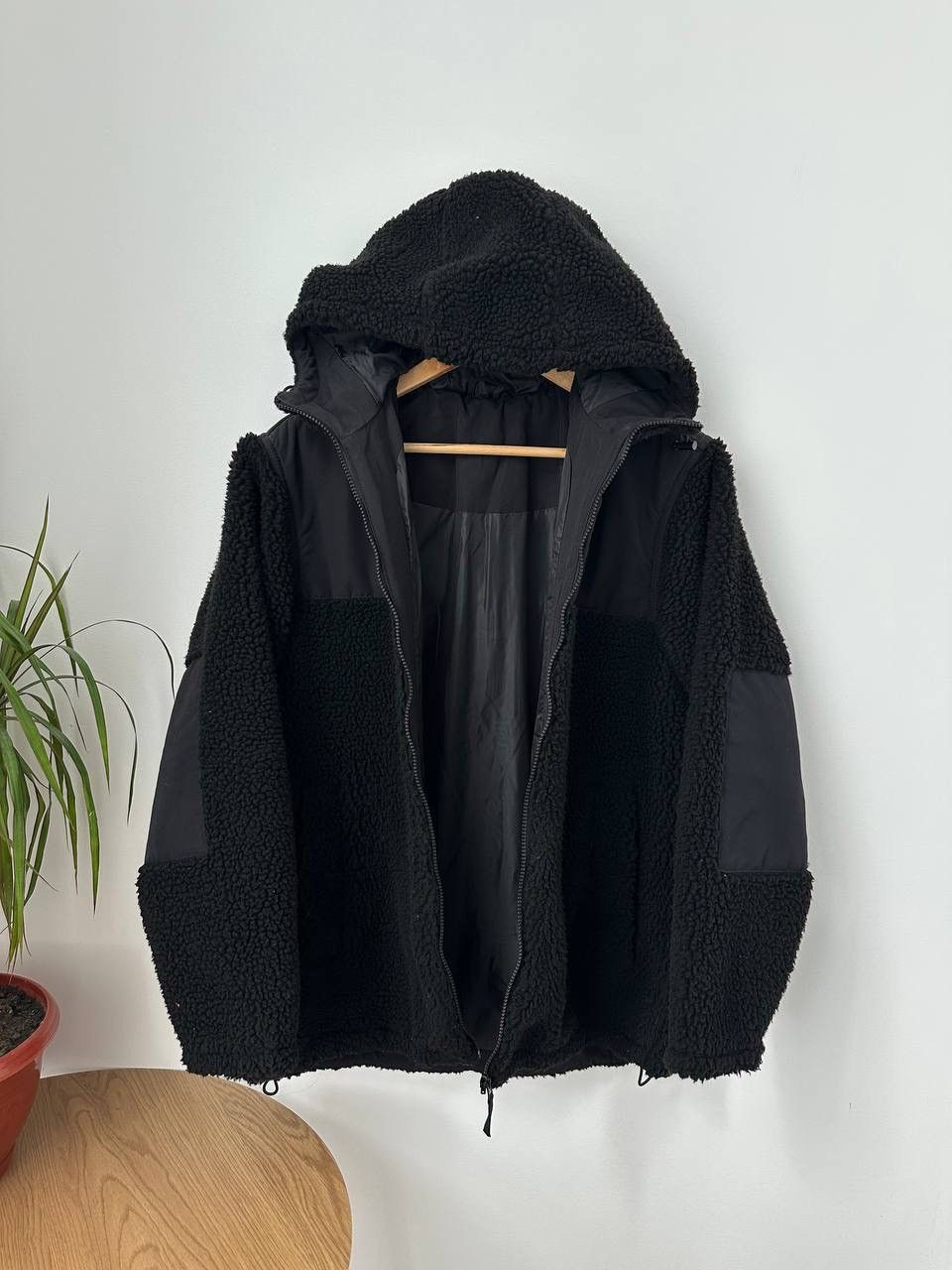 Japanese Brand × Vintage Vintage Teddy Black Fleece Faux Fur Stussy Style Jacket Size US M / EU 48-50 / 2 - 6 Thumbnail