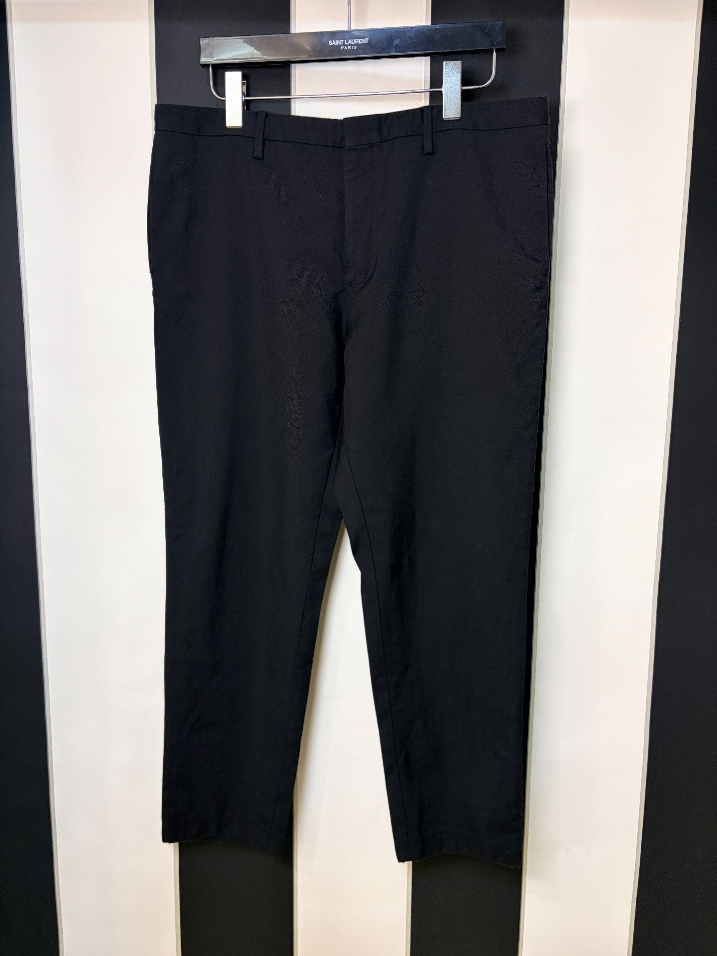 Saint Laurent Paris Saint Laurent 2016 SS Black Wool Trousers Size US 36 / EU 52 - 1 Thumbnail