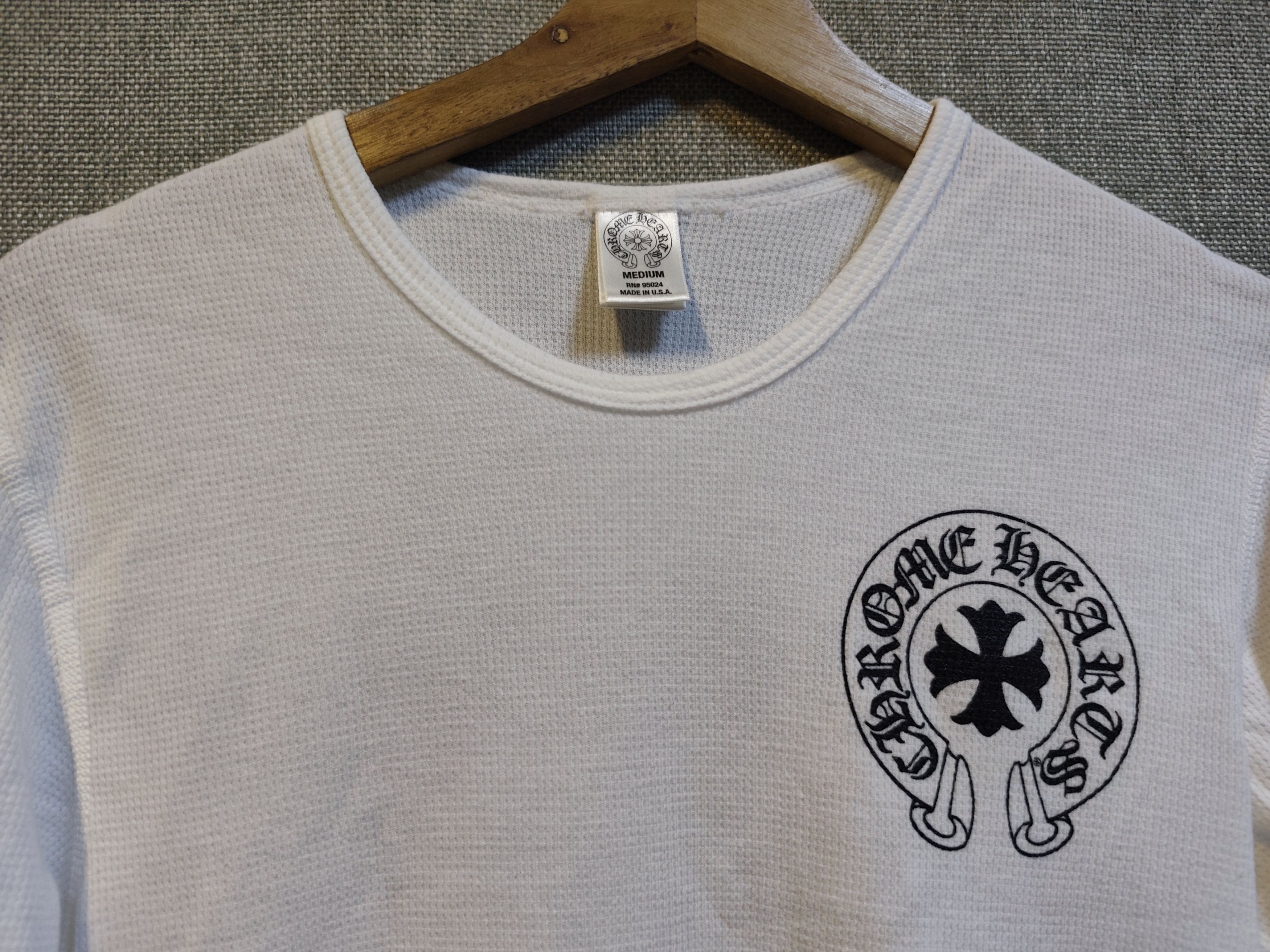 Chrome Hearts Vtg Chrome Hearts White Thermal Long Sleeve - "F* YOU"* Size US S / EU 44-46 / 1 - 5 Thumbnail