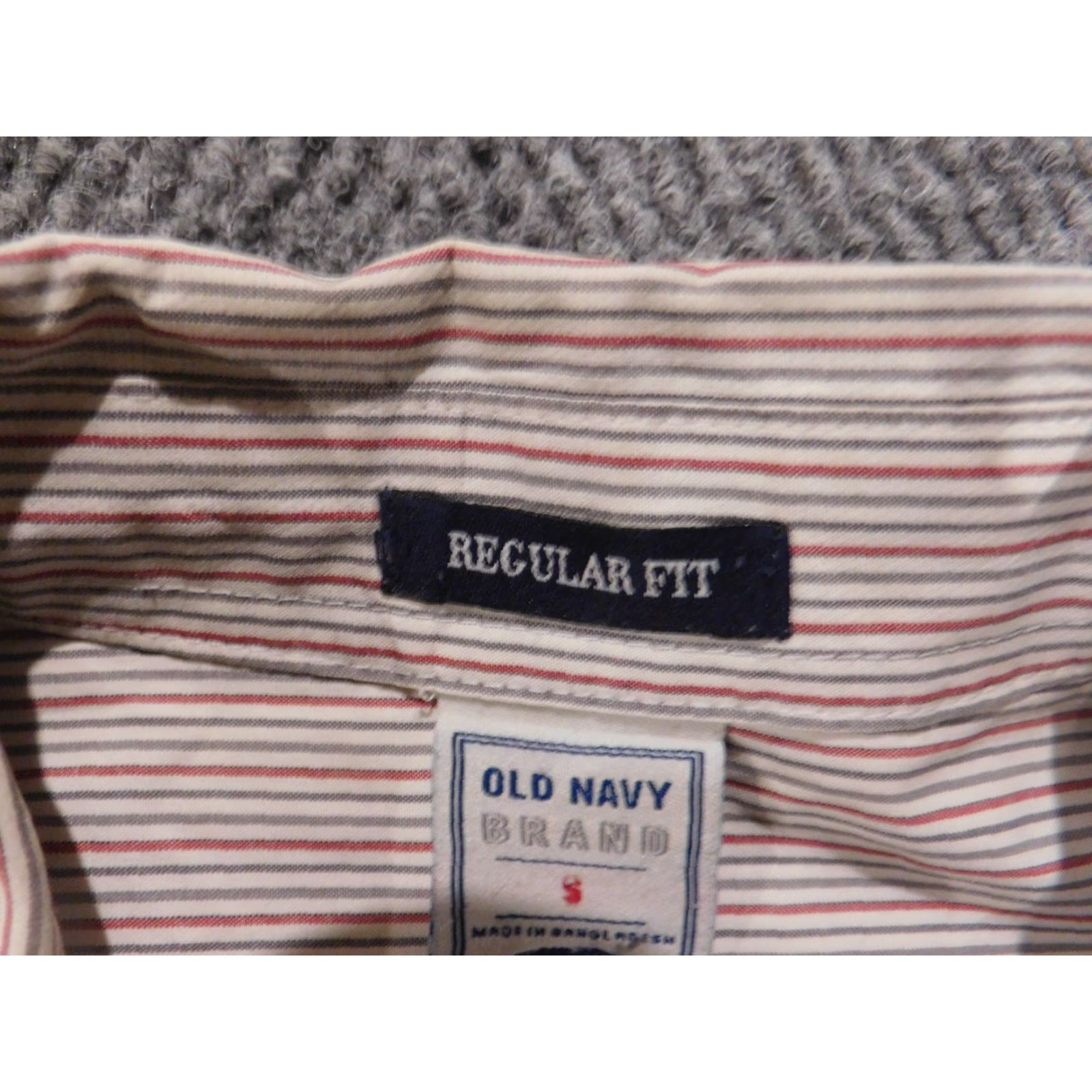 Old Navy Old Navy Shirt Mens Small red blue striped Button-Down Long Sleeve Collared Knit Cotton Casual Vintage No (adjusted within rules) Size US S / EU 44-46 / 1 - 6 Thumbnail
