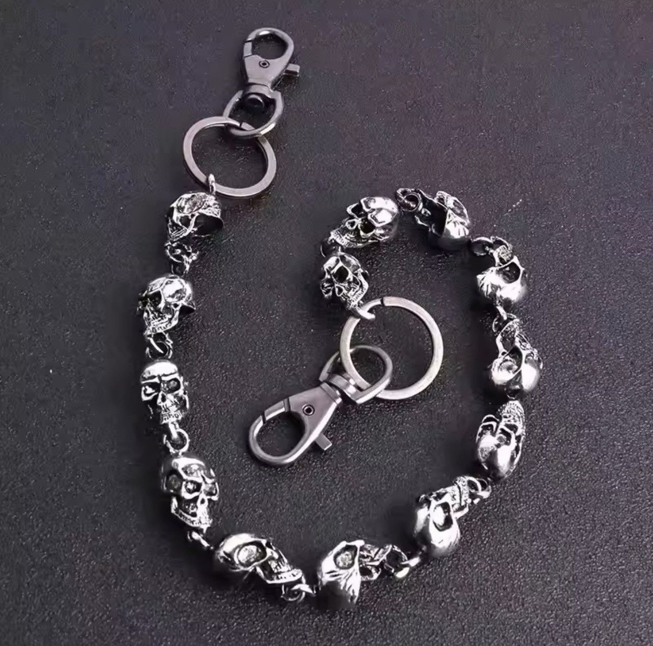 Jewelry Punk Skulls Wallet Chain Size ONE SIZE - 5 Thumbnail