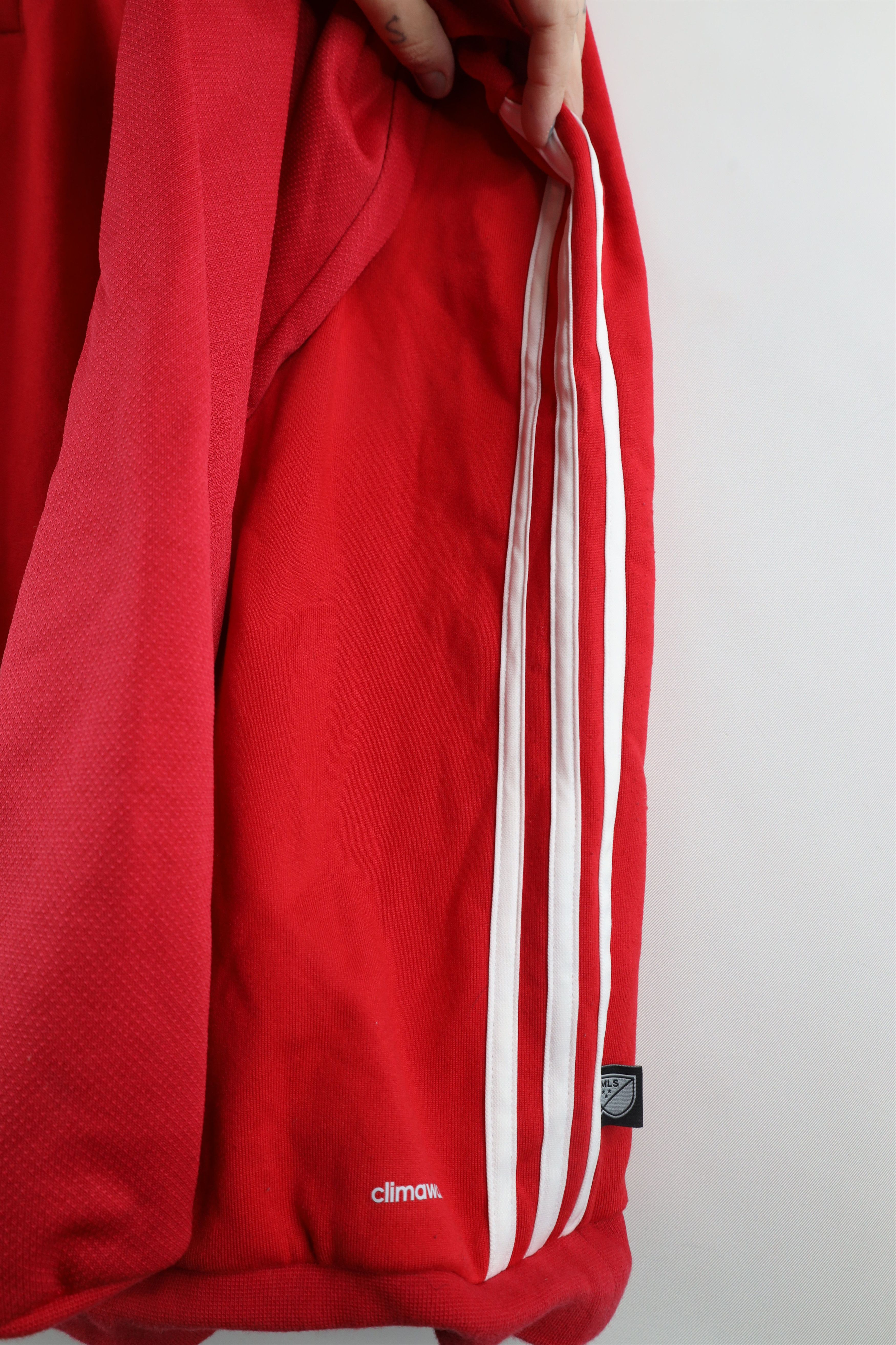 Adidas × Vintage Adidas MLS Red Bull Soccer Half Zip Pullover Sweatshirt Size US M / EU 48-50 / 2 - 10 Thumbnail