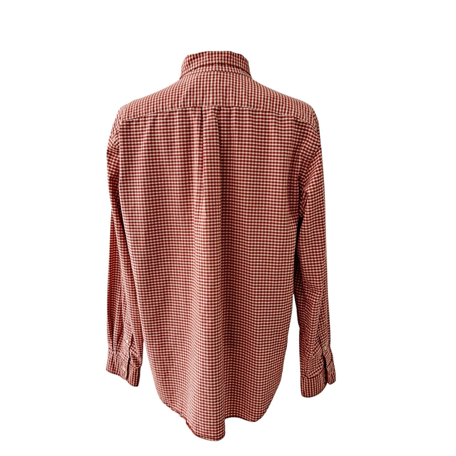 Ralph Lauren Ralph Lauren Red Check Gingham L/S Button Down Classic Shirt Size US XL / EU 56 / 4 - 4 Thumbnail