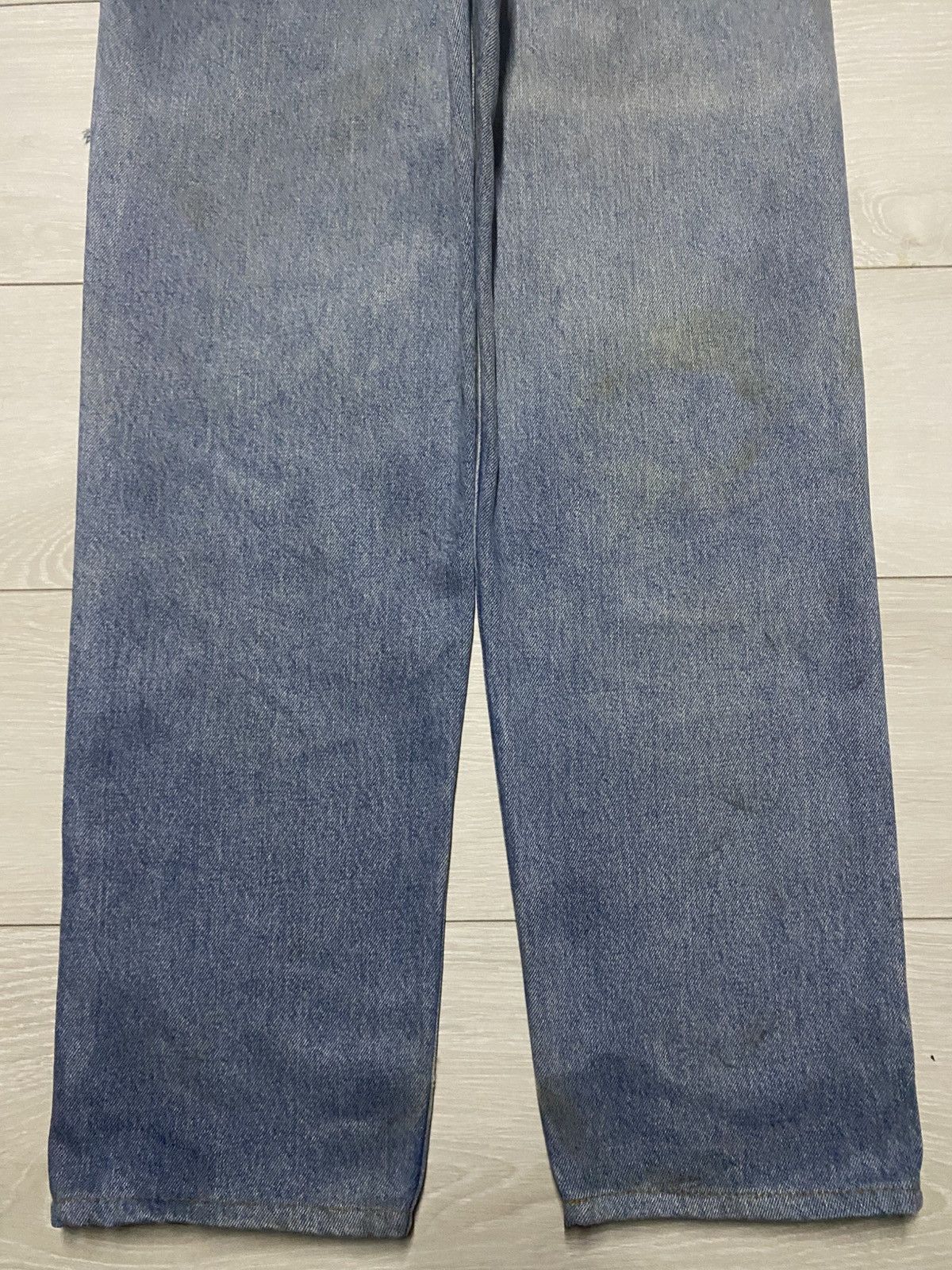 Levi's Vintage Levis Mud Wash Grunge Ripped Jeans Size US 32 / EU 48 - 6 Thumbnail