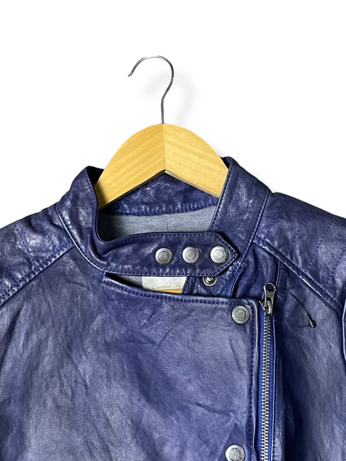 Japanese Brand Japanese Brand Cropped Leather Jacket (54) Size US XXS / EU 40 - 9 Thumbnail