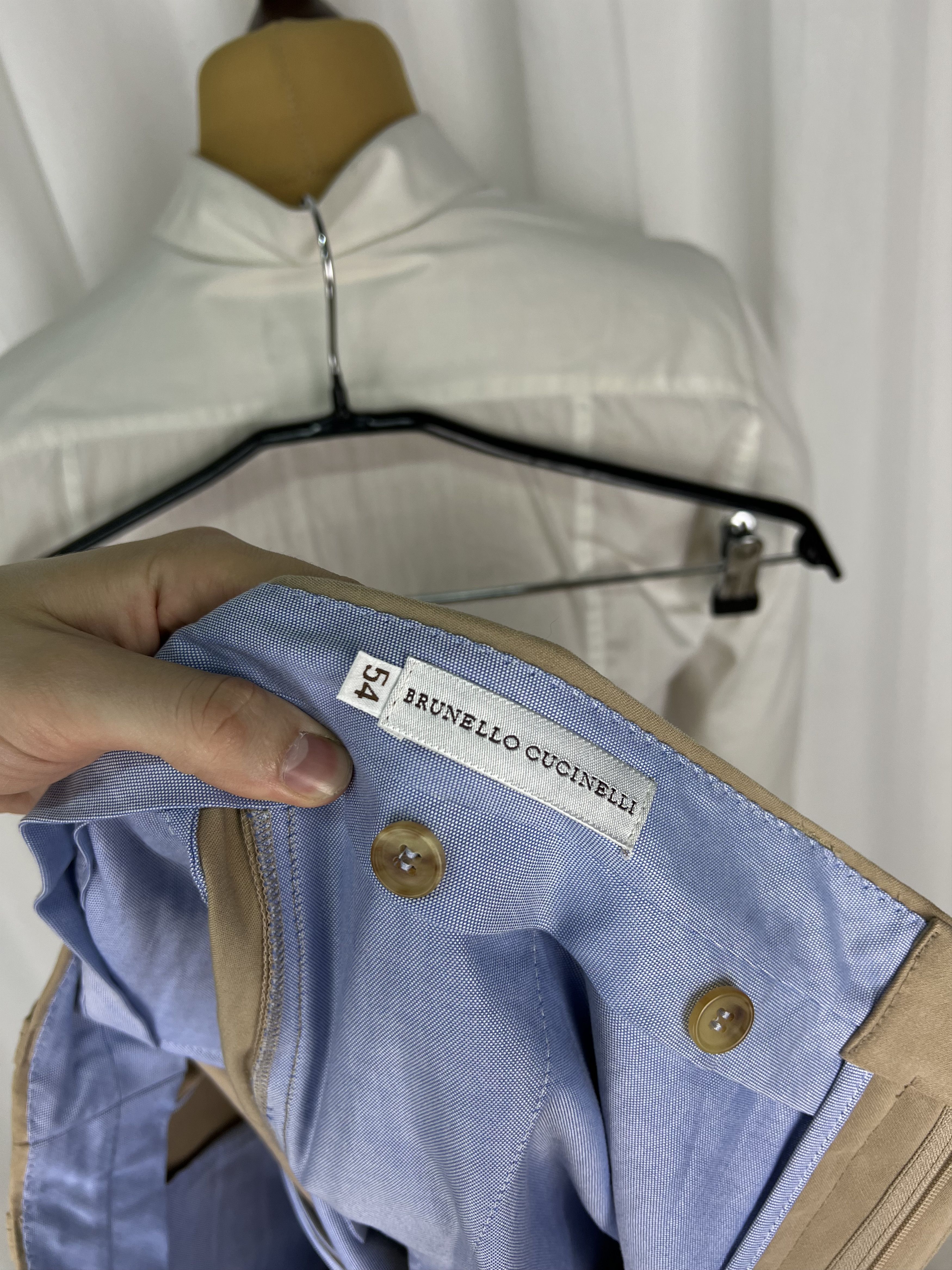 Brunello Cucinelli NWT Premium Cotton Slim Cargo Pants Size US 38 / EU 54 - 7 Thumbnail