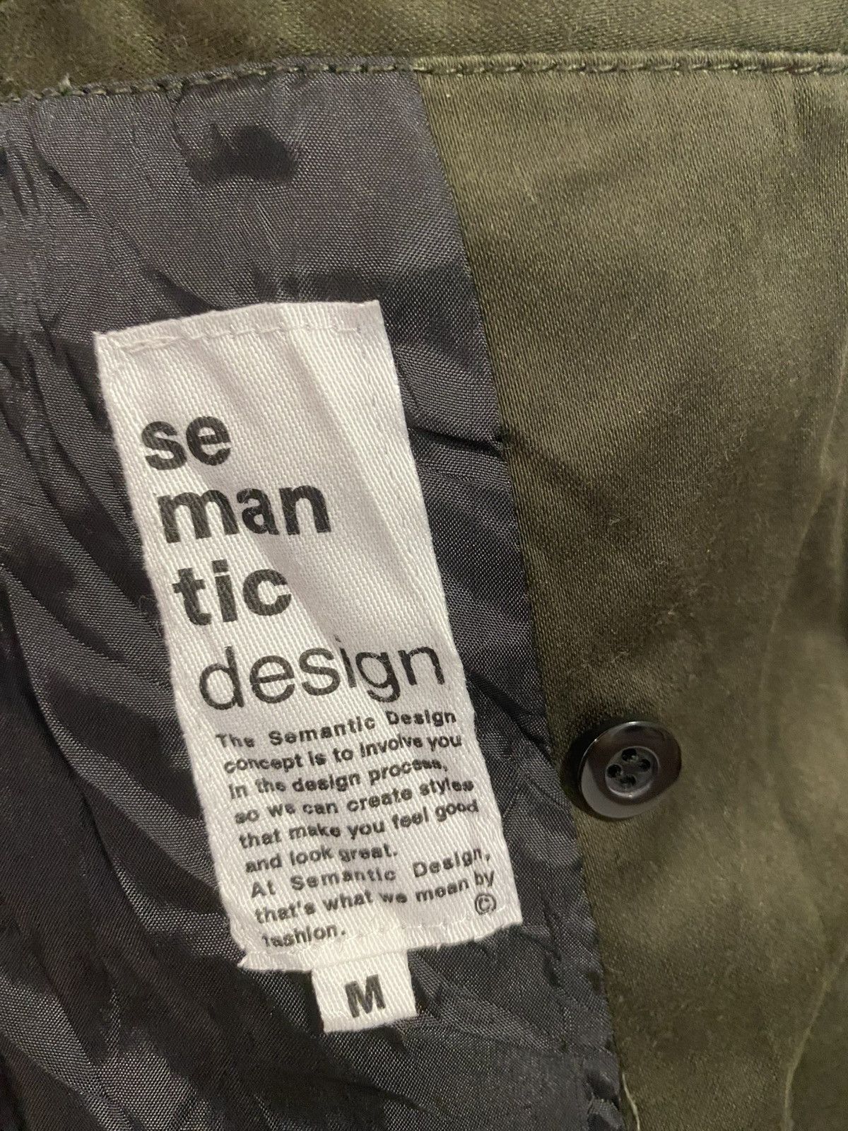 Japanese Brand × Vintage × semanticdesign Vintage Semantic Design Japan Jacket Size US S / EU 44-46 / 1 - 10 Thumbnail