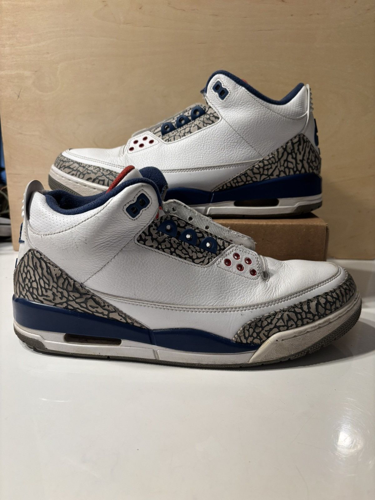 Jordan Brand × Nike Air Jordan 3 Retro OG “True Blue” 2016 Size 11.5 Size US 11.5 / EU 44-45 - 1 Thumbnail