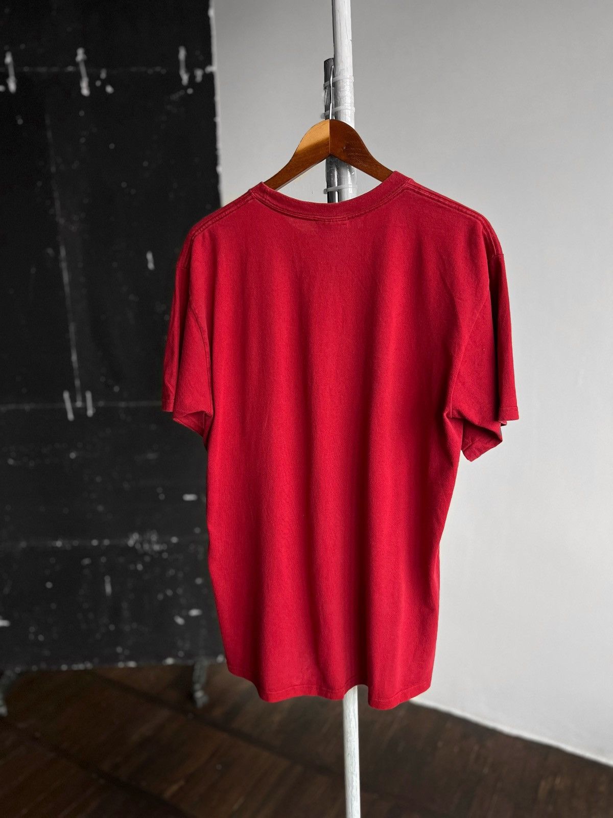 Nike × Vintage Nike Stanford Mens Vintage 90s Red Short Sleeve T-Shirt Logo Size US M / EU 48-50 / 2 - 3 Thumbnail