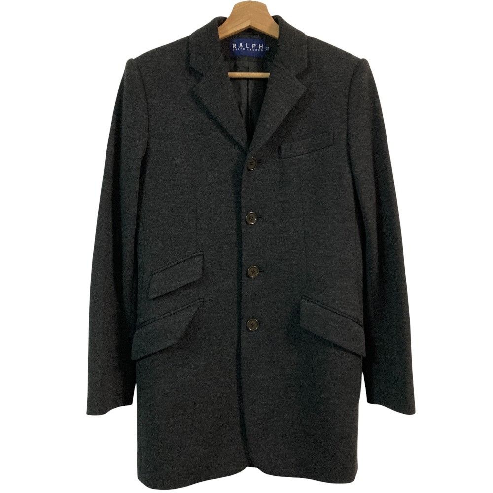 Ralph Lauren Ralph Lauren Ralph Lauren Wool Tailored Coat Leather Outerwear DUTY FREE for USA Size ONE SIZE - 1 Thumbnail