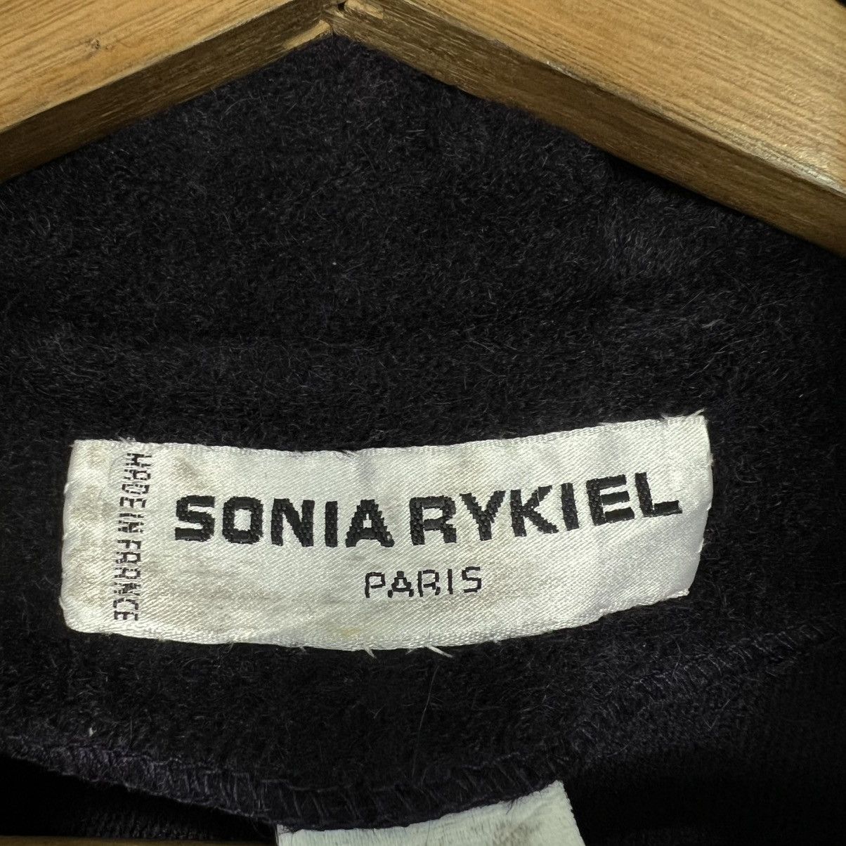 Sonia Rykiel Vintage 90's SONIA RYKIEL Wool Belted Overcoat #4137-C188 Size M / US 6-8 / IT 42-44 - 14 Thumbnail