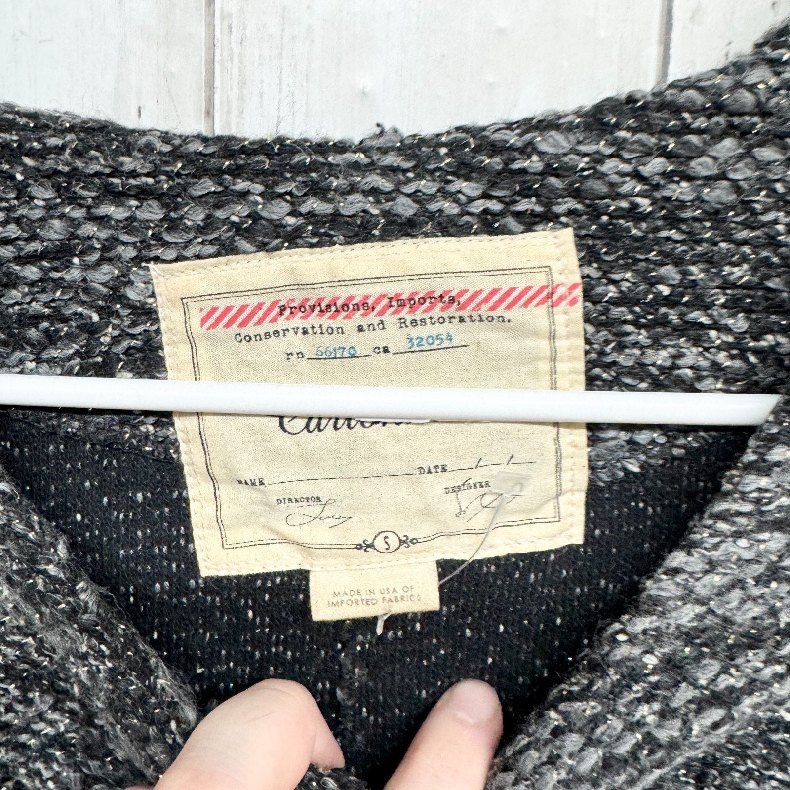 Other Cartonnier Jacket Size Small Lurex Knit Tweed Sweater Blazer Size S / US 4 / IT 40 - 3 Thumbnail