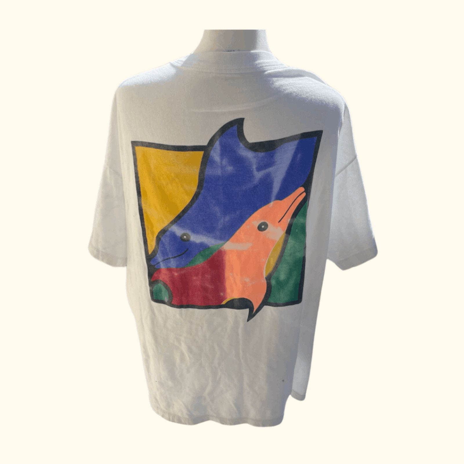 Vintage VTG Tourist Tee | Vallarta Dolphin Mazatlán | 90s Souvenir Size US XL / EU 56 / 4 - 3 Thumbnail