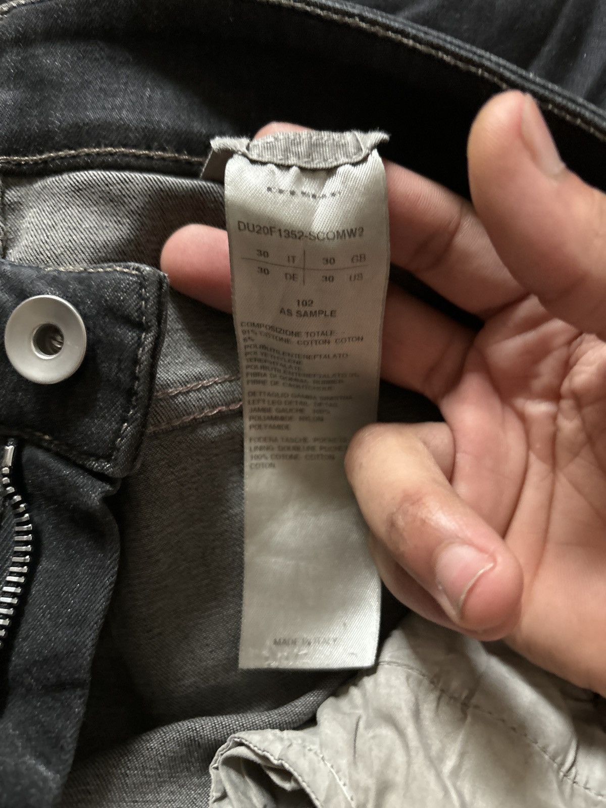 Rick Owens Rick Owens Tyrone Sample Slit Cut Size US 30 / EU 46 - 4 Thumbnail