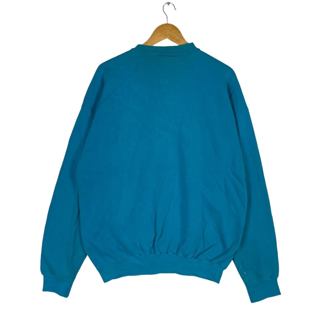 NBA × Vintage 💥 90s CHARLOTTE HORNETS NBA USA SWEATSHIRT Size US L / EU 52-54 / 3 - 4 Thumbnail