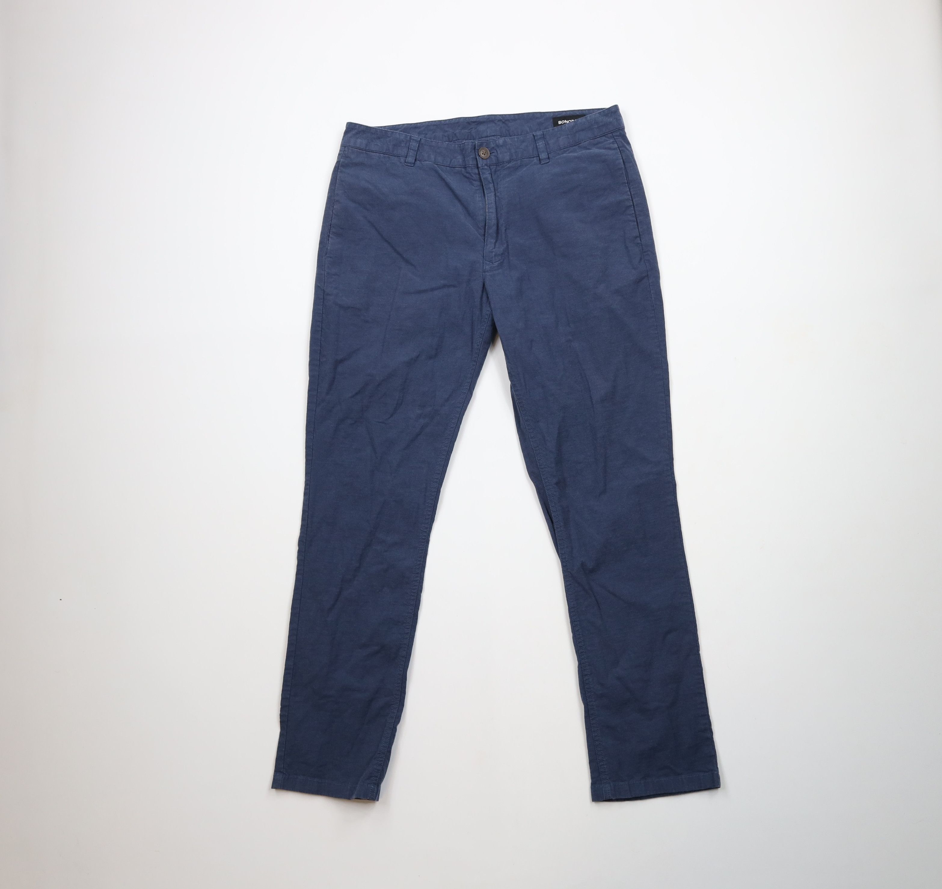 Bonobos × Vintage Bonobos Lightweight Tailored Fit Chino Pants Trousers Blue Size US 34 / EU 50 - 1 Thumbnail