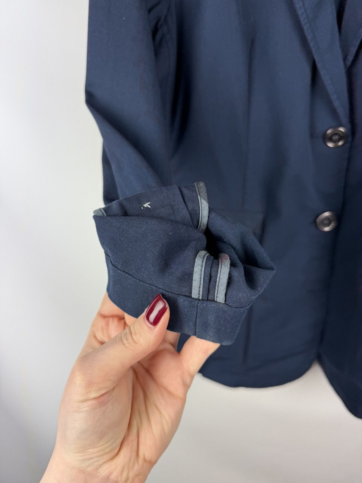 Burberry Burberry Brit Wool Half Lined Military Style Blazer Jacket Size XL / US 12-14 / IT 48-50 - 10 Thumbnail