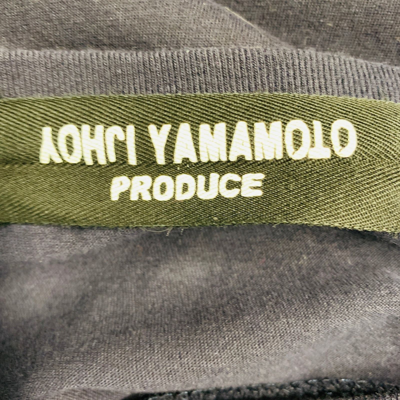 Yohji Yamamoto YOHJI YAMAMOTO Size M Navy White Logo Cotton T-shirt Size US M / EU 48-50 / 2 - 5 Thumbnail