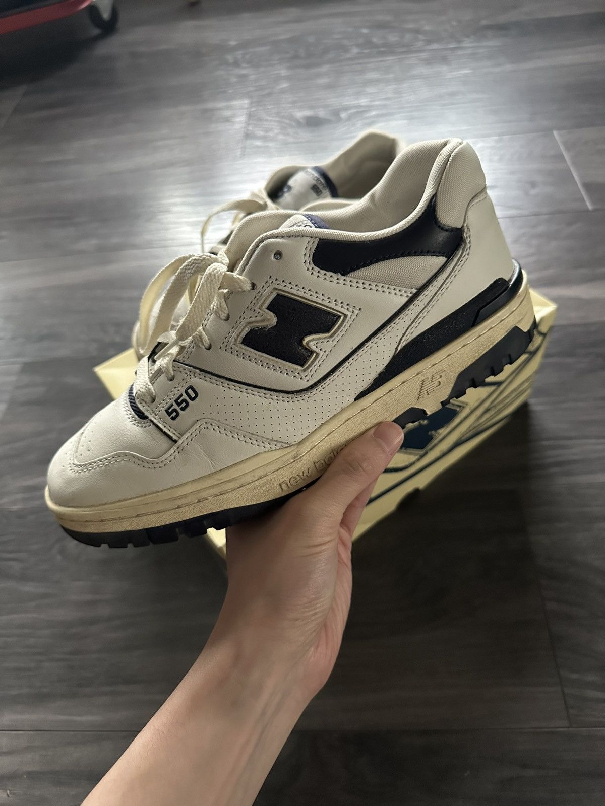 Aime Leon Dore × New Balance Aime Leon Dore x New Balance - Navy 550s Size US 8 / EU 41 - 1 Thumbnail