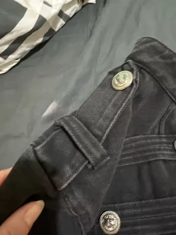 Japanese Brand Vintage Military-Inspired Denim Jacket – Bold, Structured Size US M / EU 48-50 / 2 - 12 Thumbnail