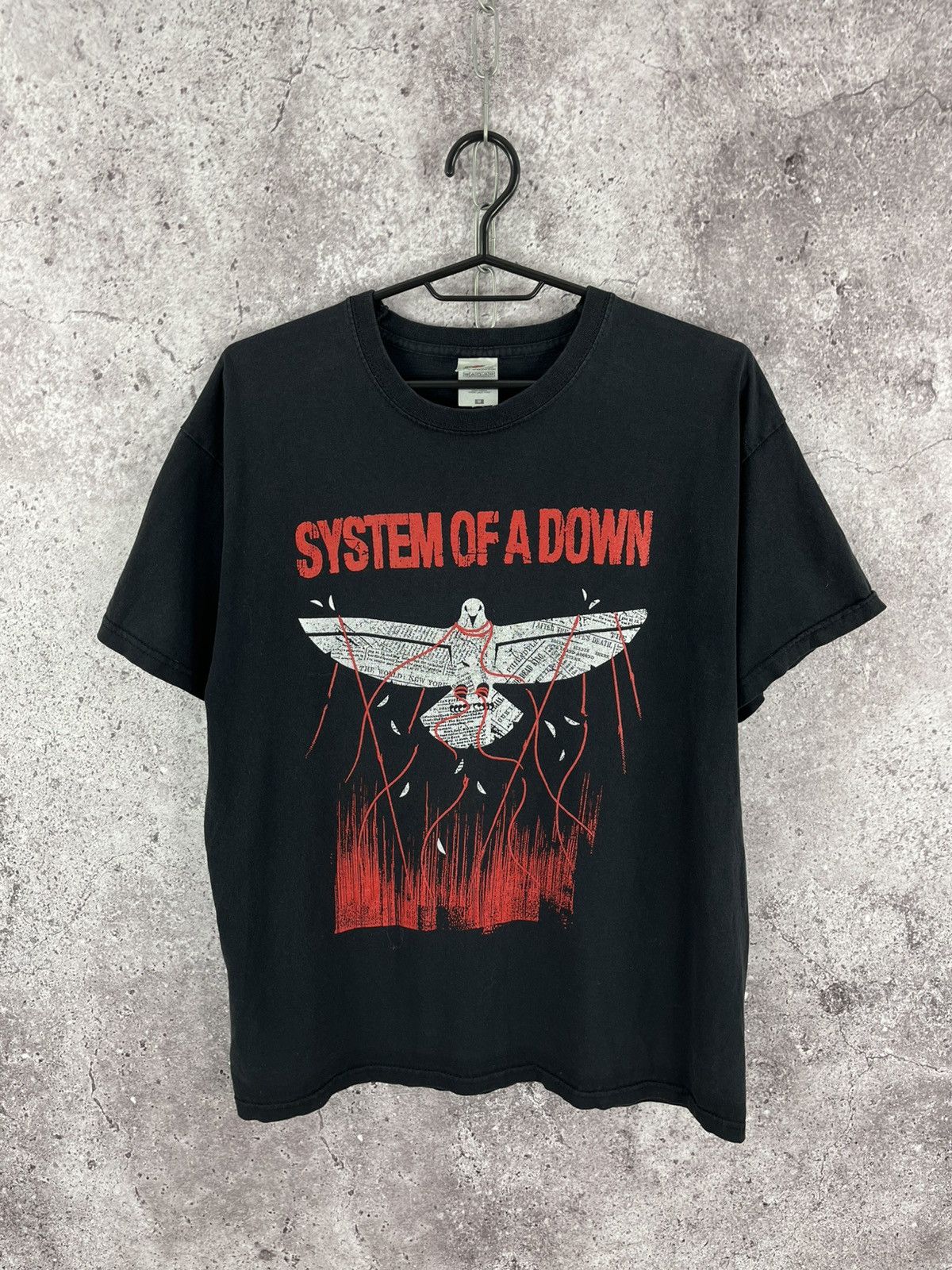 Band Tees 2015 System Of A Down North American Tour Eagle Big Logo Size US M / EU 48-50 / 2 - 1 Thumbnail