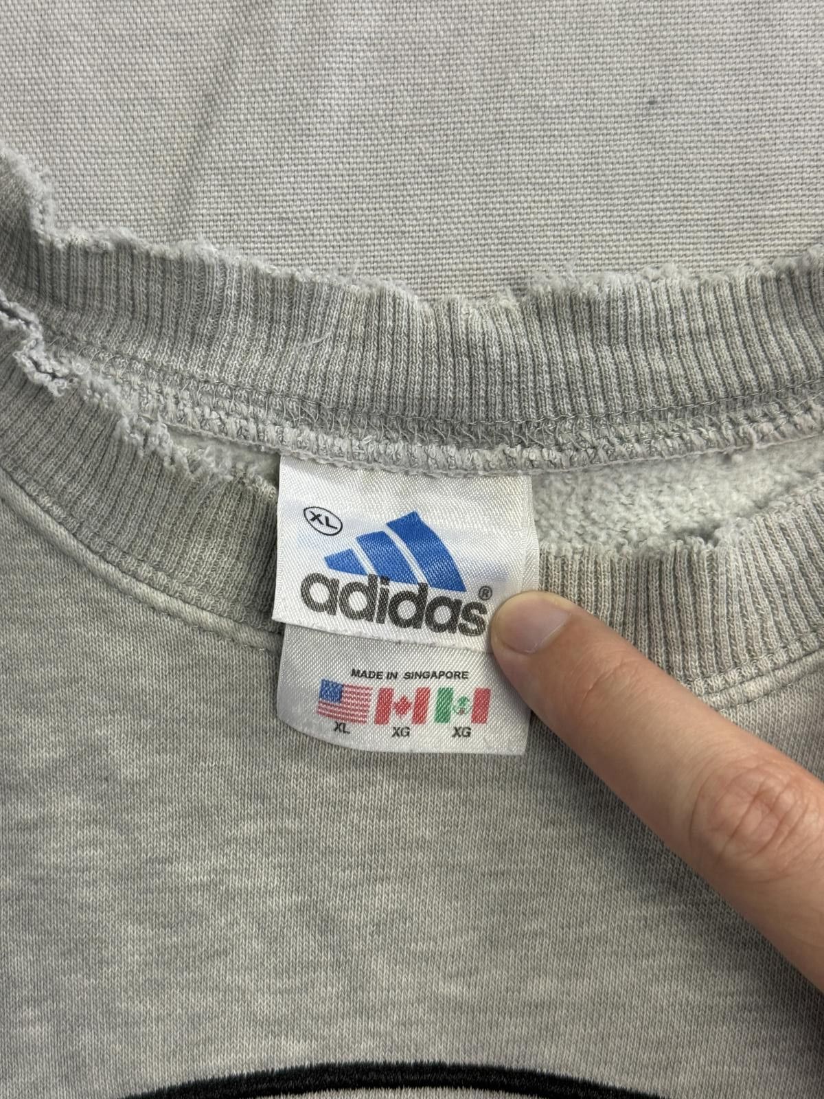 Adidas Thrashed 90s Adidas Crewneck Huge 3 Stripes Sleeves Youth XL Size XL / US 12-14 / IT 48-50 - 2 Thumbnail