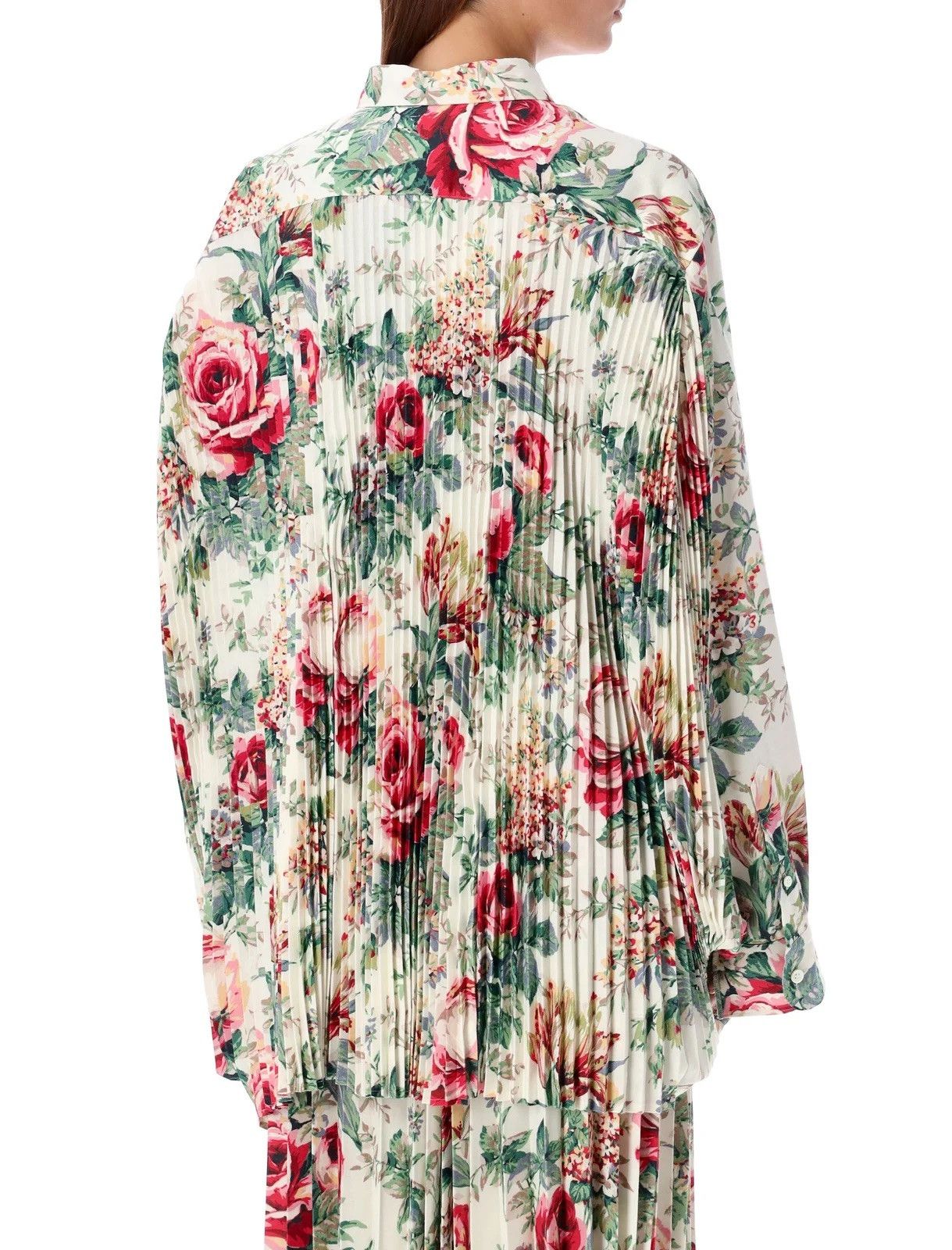 Junya Watanabe JUNYA WATANABE COMME des GARCONS Floral Print Button Blouse Size S / US 4 / IT 40 - 8 Thumbnail