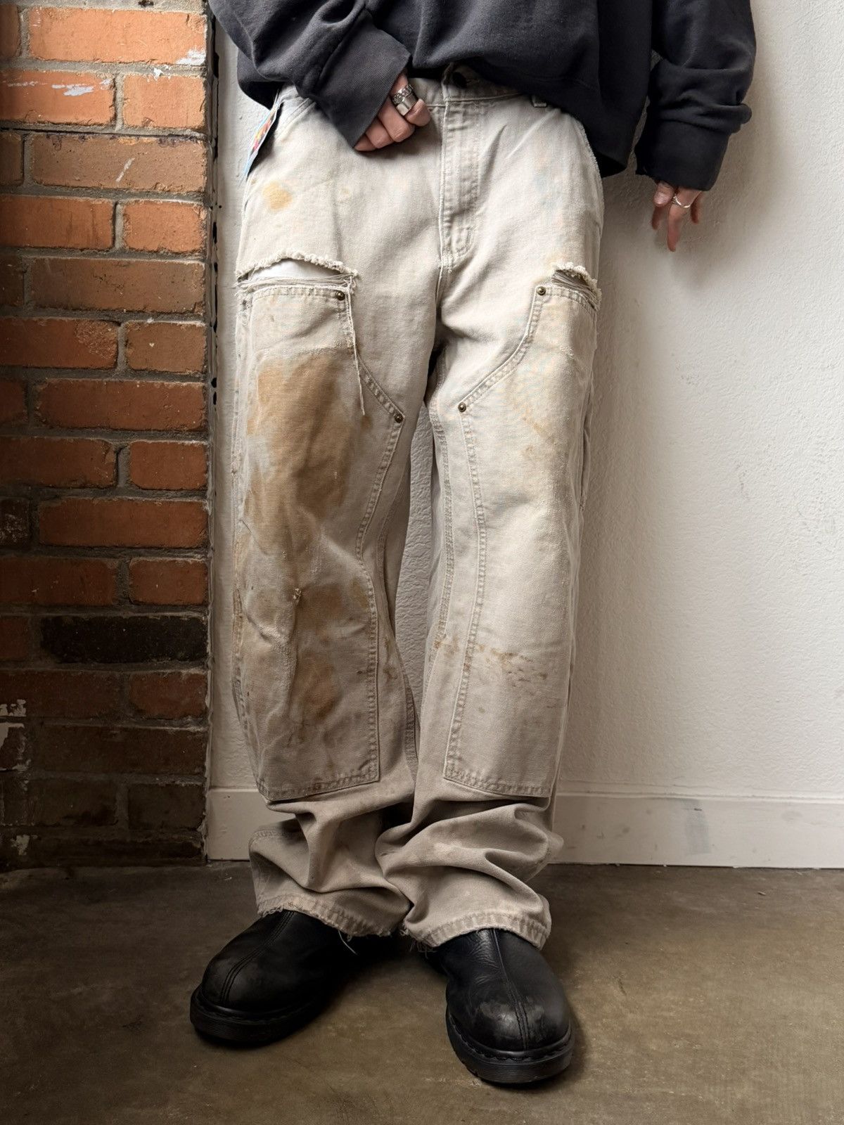 Carhartt Carhartt Thrashed Double Knees Size US 36 / EU 52 - 1 Thumbnail