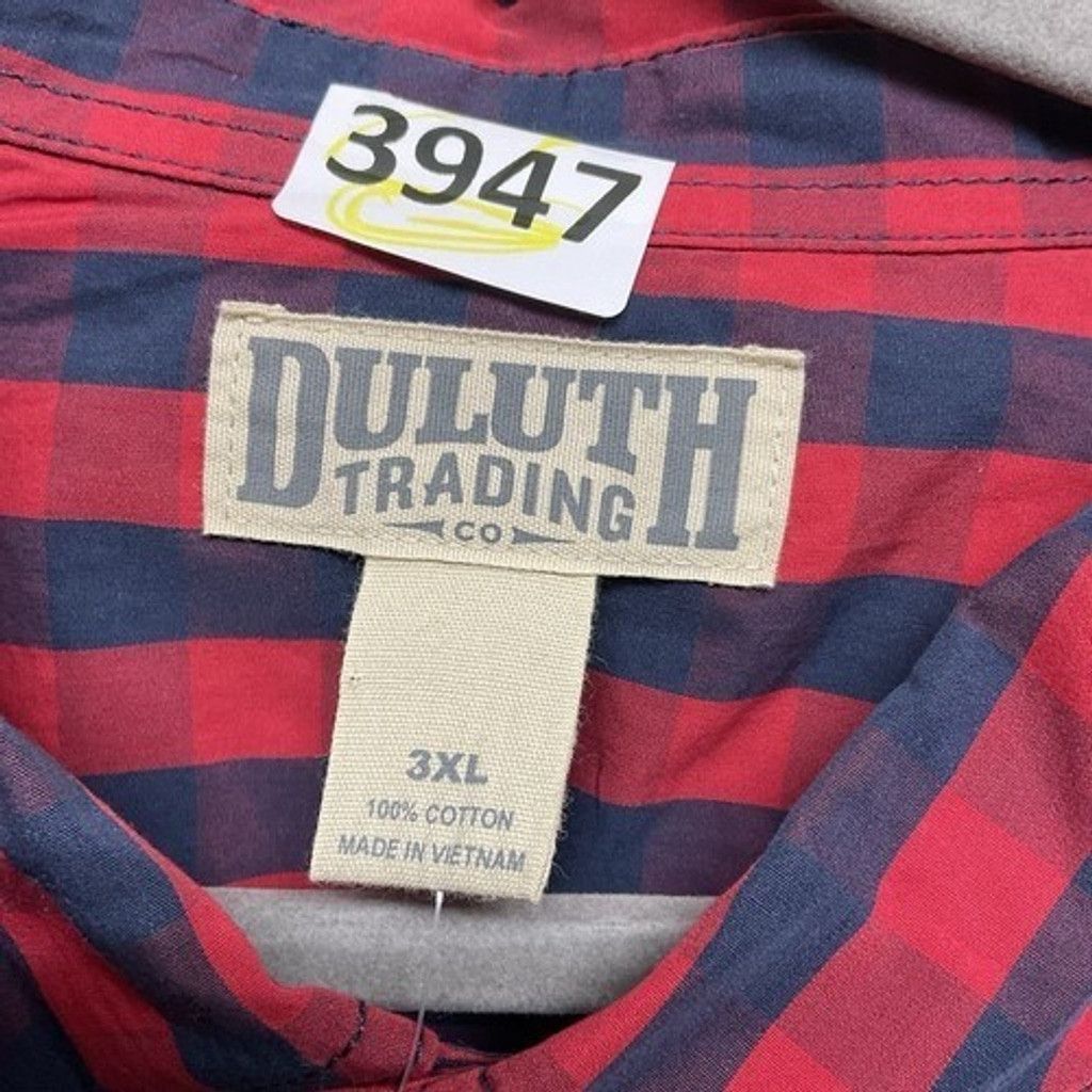 Duluth Trading Company NWT Duluth Trading Co Plaid ButtonUp Shirt Men Plus Size 3XL Size US XXL / EU 58 / 5 - 2 Thumbnail