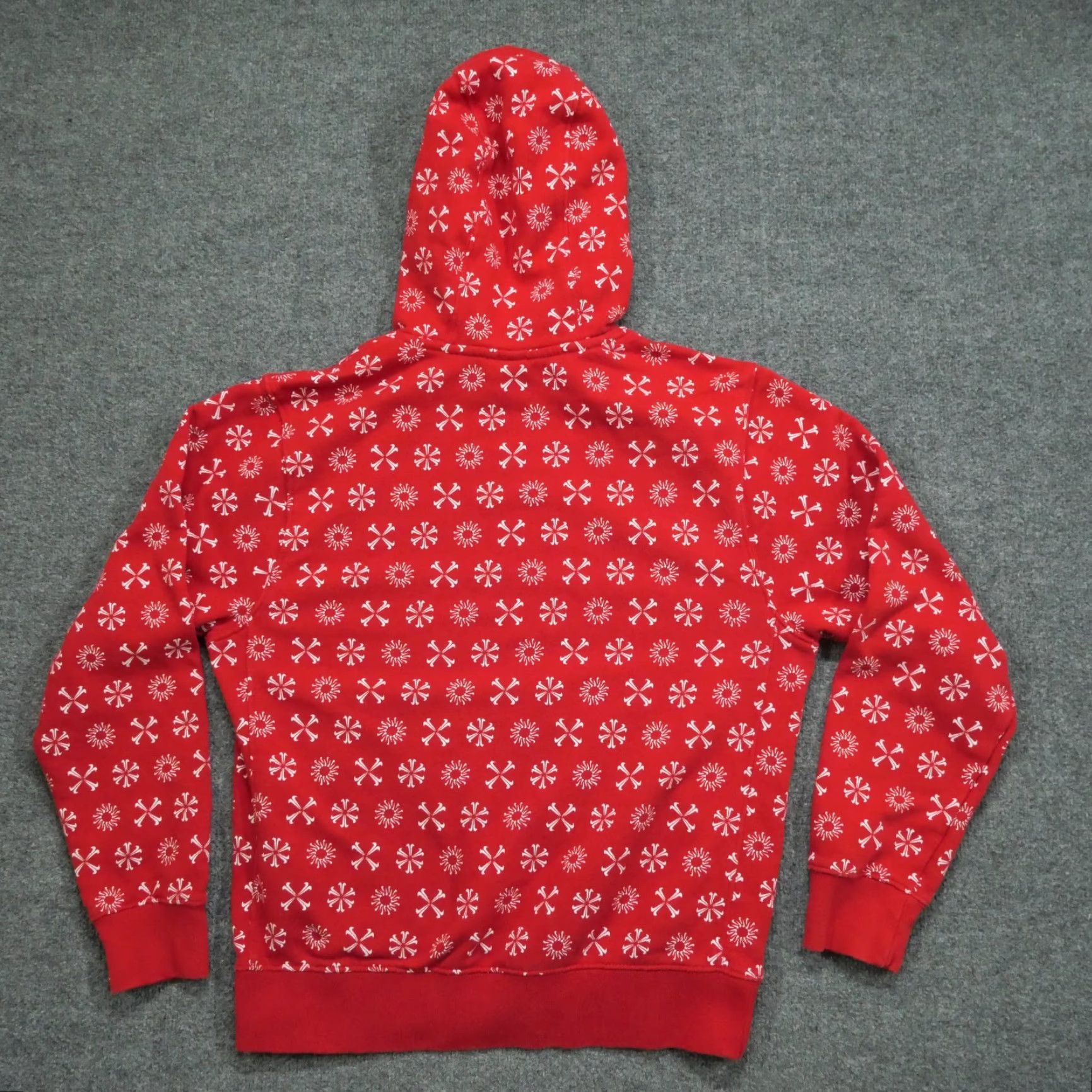 Nike Nike Hoodie Mens Small Red Pullover Monogram Swoosh All Over Print Size US S / EU 44-46 / 1 - 7 Thumbnail