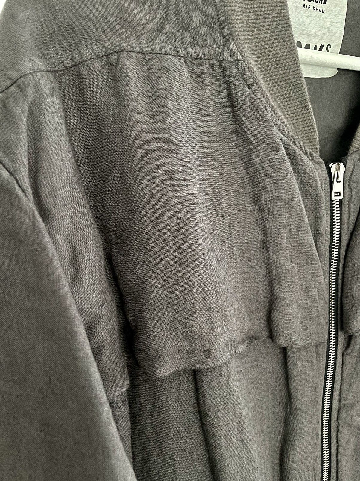Lost & Found Ria Dunn Lost & Found Rooms Oversized Wrinkled Linen Bomber Jacket Size US XL / EU 56 / 4 - 6 Thumbnail