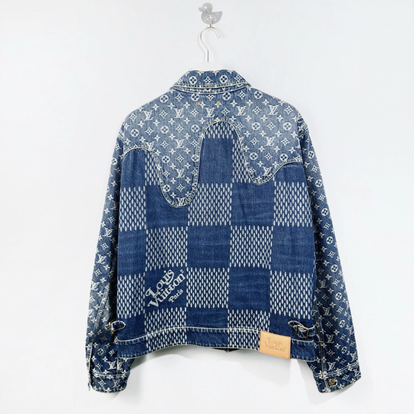Louis Vuitton Louis Vuitton x nigo LV2 series checkered denim jacket Size US XL / EU 56 / 4 - 3 Thumbnail
