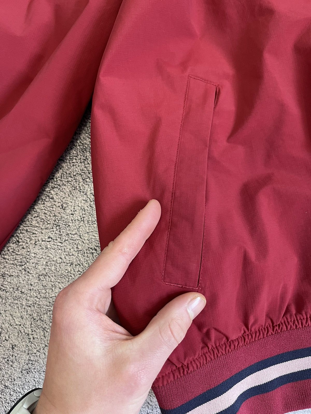 Fred Perry Fred Perry Men’s Jacket Vintage Red Polyamide Full Zip SizeM Size US M / EU 48-50 / 2 - 14 Thumbnail