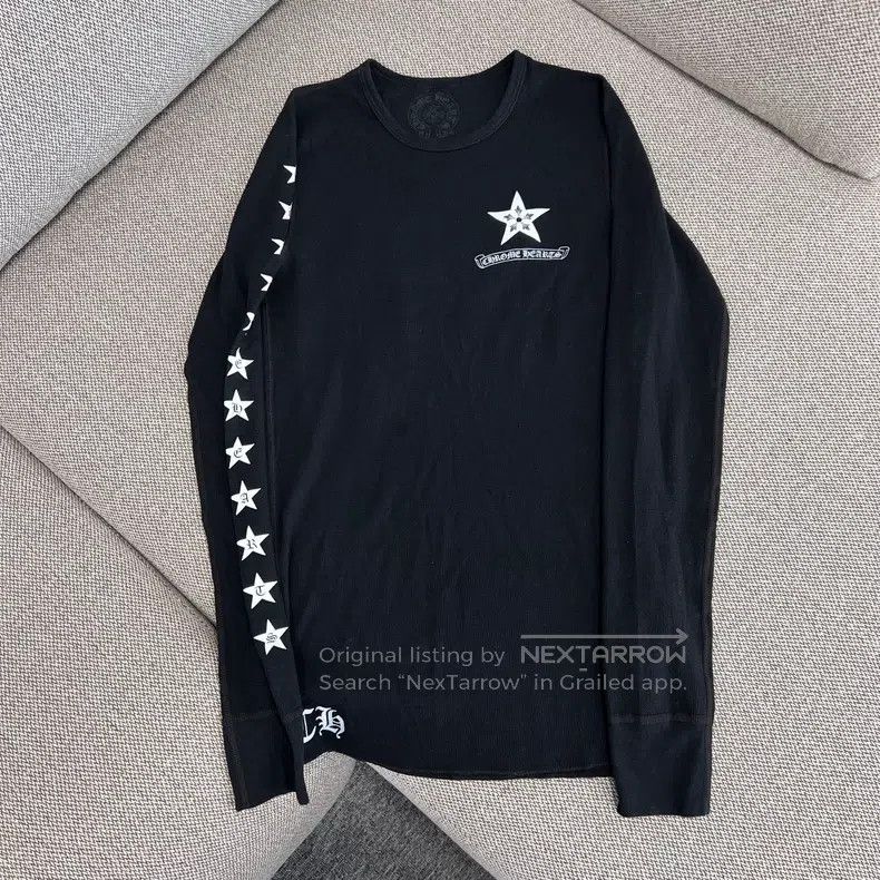 Chrome Hearts CHROME HEARTS Size S Star scroll Sanskrit Waffle long sleev Size US S / EU 44-46 / 1 - 1 Thumbnail