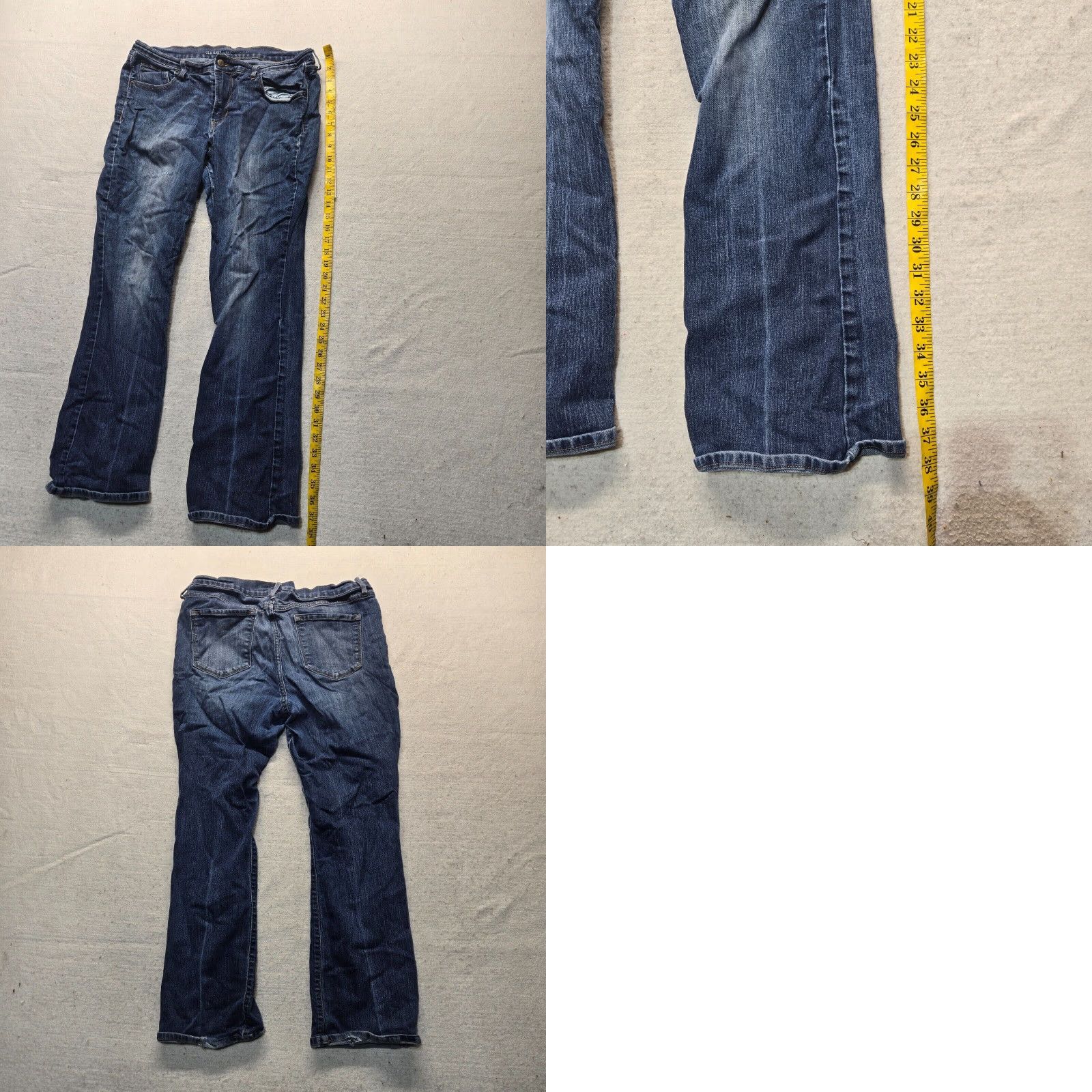Old Navy Old Navy Women's Jeans Pants Curvy Profile Mid Rise Denim Short 14 Blue Regular Size 14 Jeans Womens Size 36" / US 14 / IT 50 - 8 Thumbnail