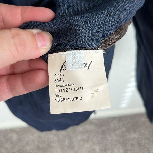 Brioni Brioni Men's Linen Wool Silk Deconstructed Blazer Size 48R - 5 Thumbnail