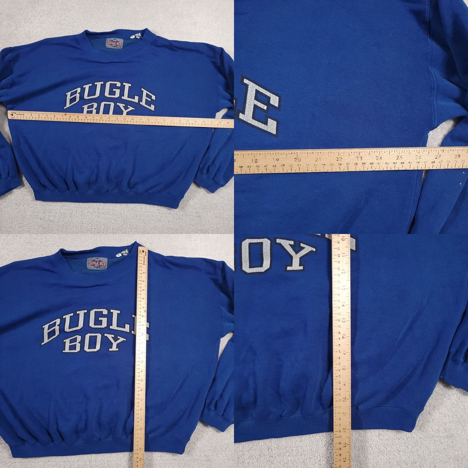 Bugle Boy VINTAGE Bugle Boy Crewneck Sweatshirt Men XL Graphic Spell Out Street Grunge Skater Sweatshirt Size US XL / EU 56 / 4 - 8 Thumbnail