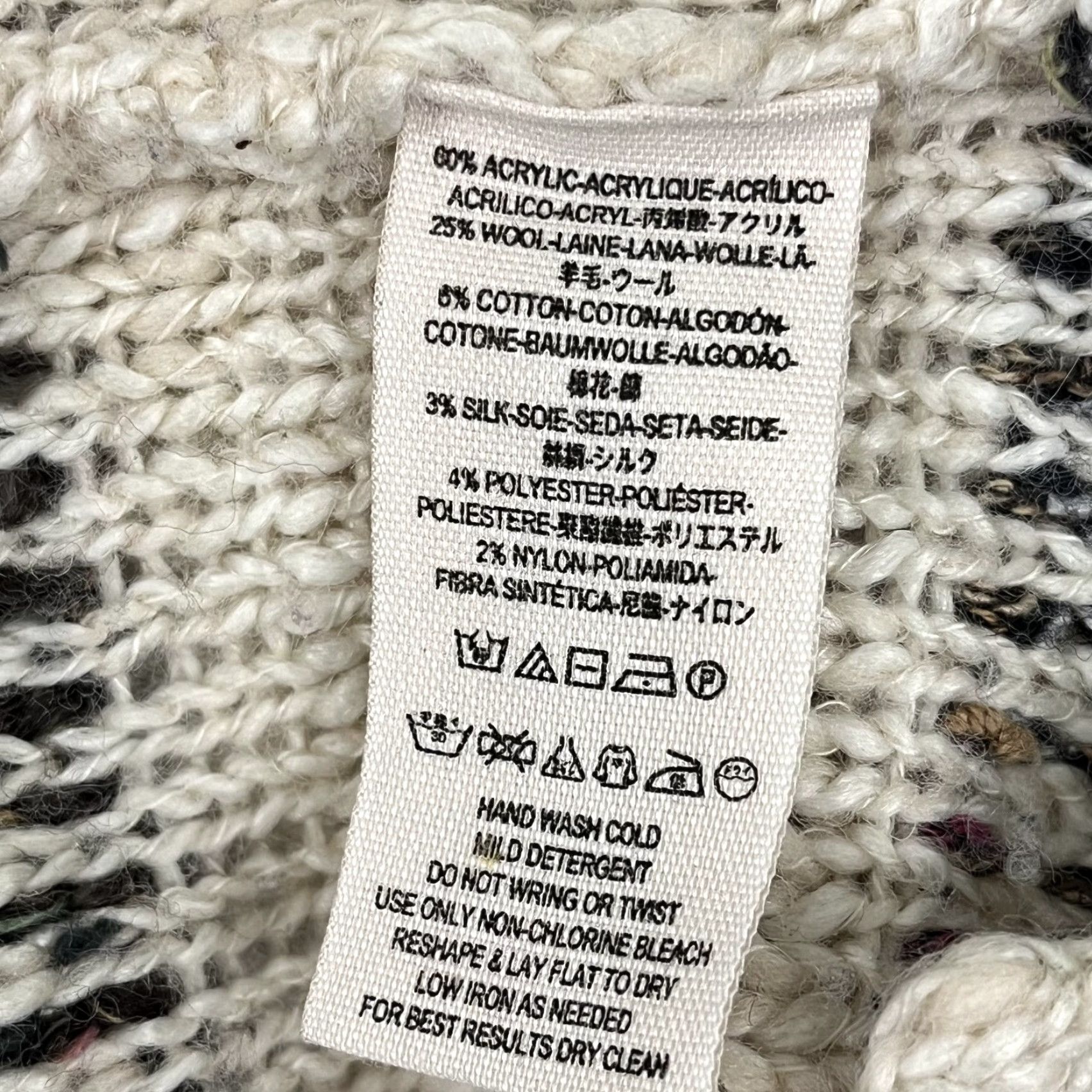 Free People VINTAGE Free People Sweater Woman M Brown Gray Striped Wool Blend Knit Granola Girl Size M / US 6-8 / IT 42-44 - 3 Thumbnail