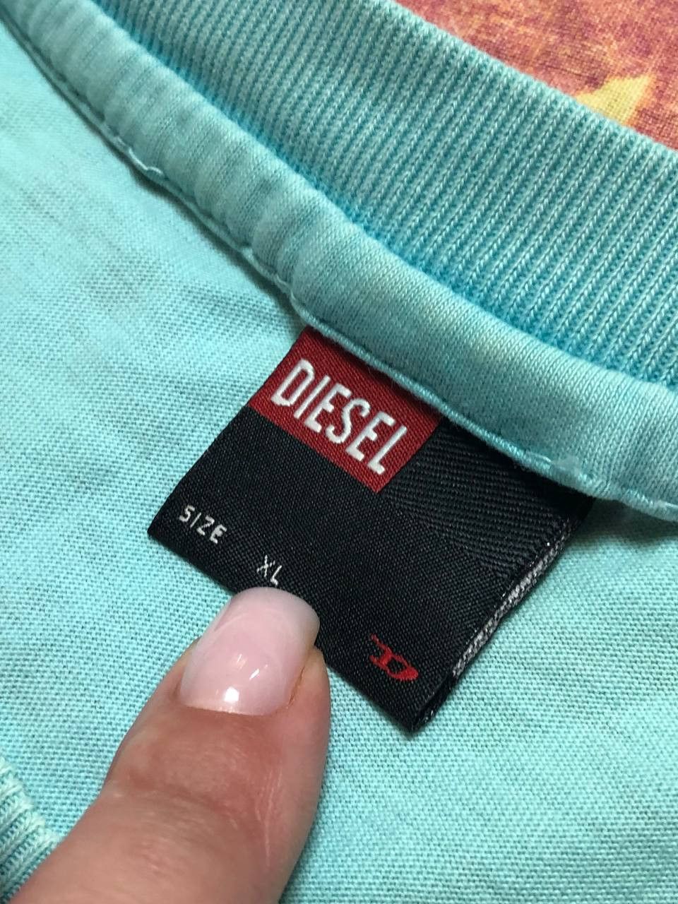 Diesel T-Shirt green Diesel big print center Streetwear Y2K Vintage Size US XL / EU 56 / 4 - 2 Thumbnail
