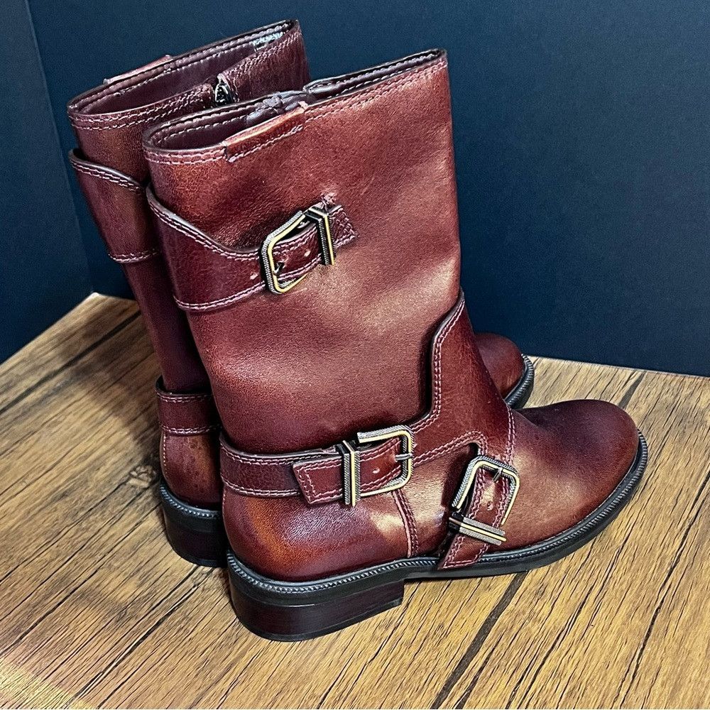 Vince Camuto Vince Camuto Alicenta Mid Calf Leather Boots Women’s Size 7 Size US 7 / IT 37 - 6 Thumbnail